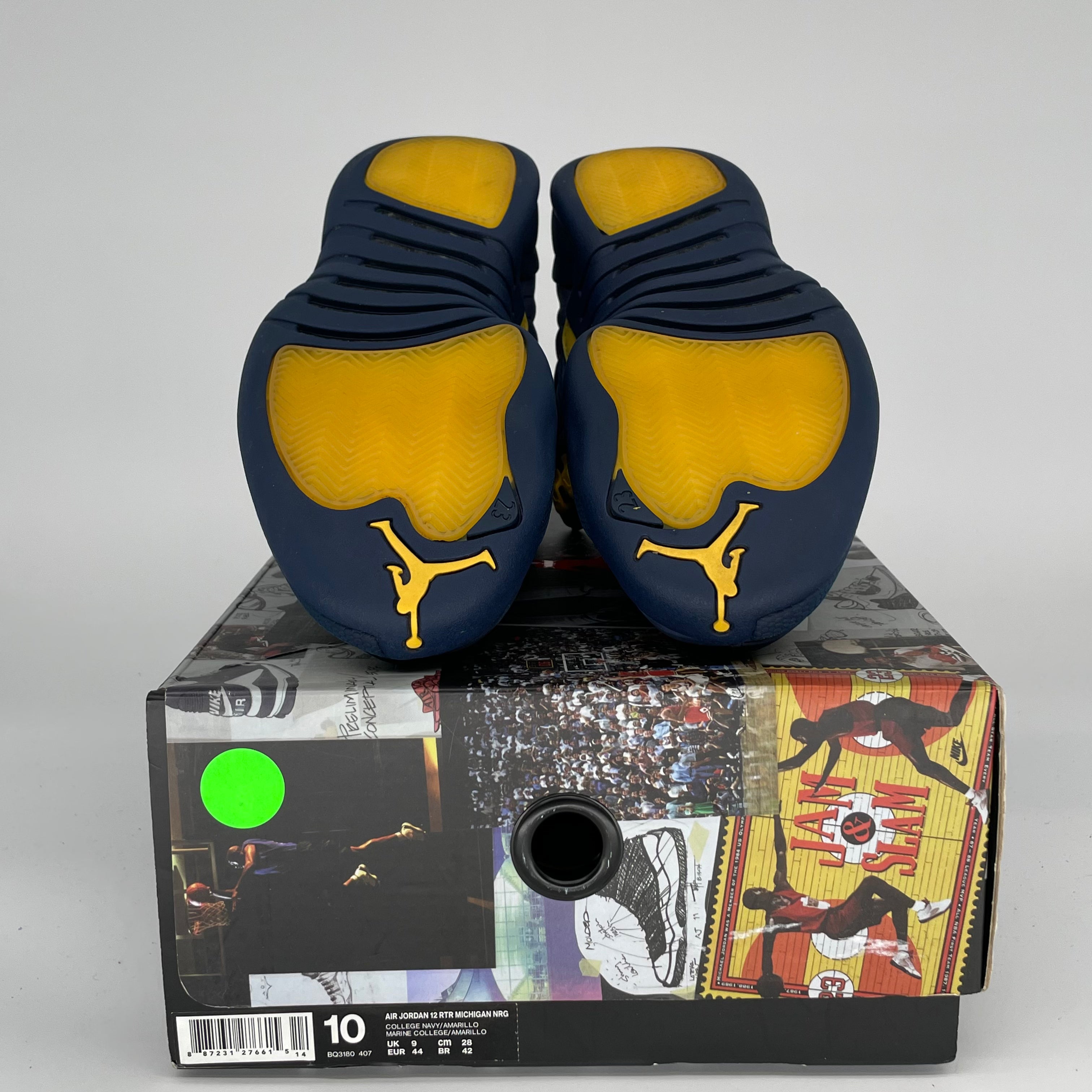 AIR JORDAN 12 MICHIGAN BQ3180-407 SIZE 10/11.5W