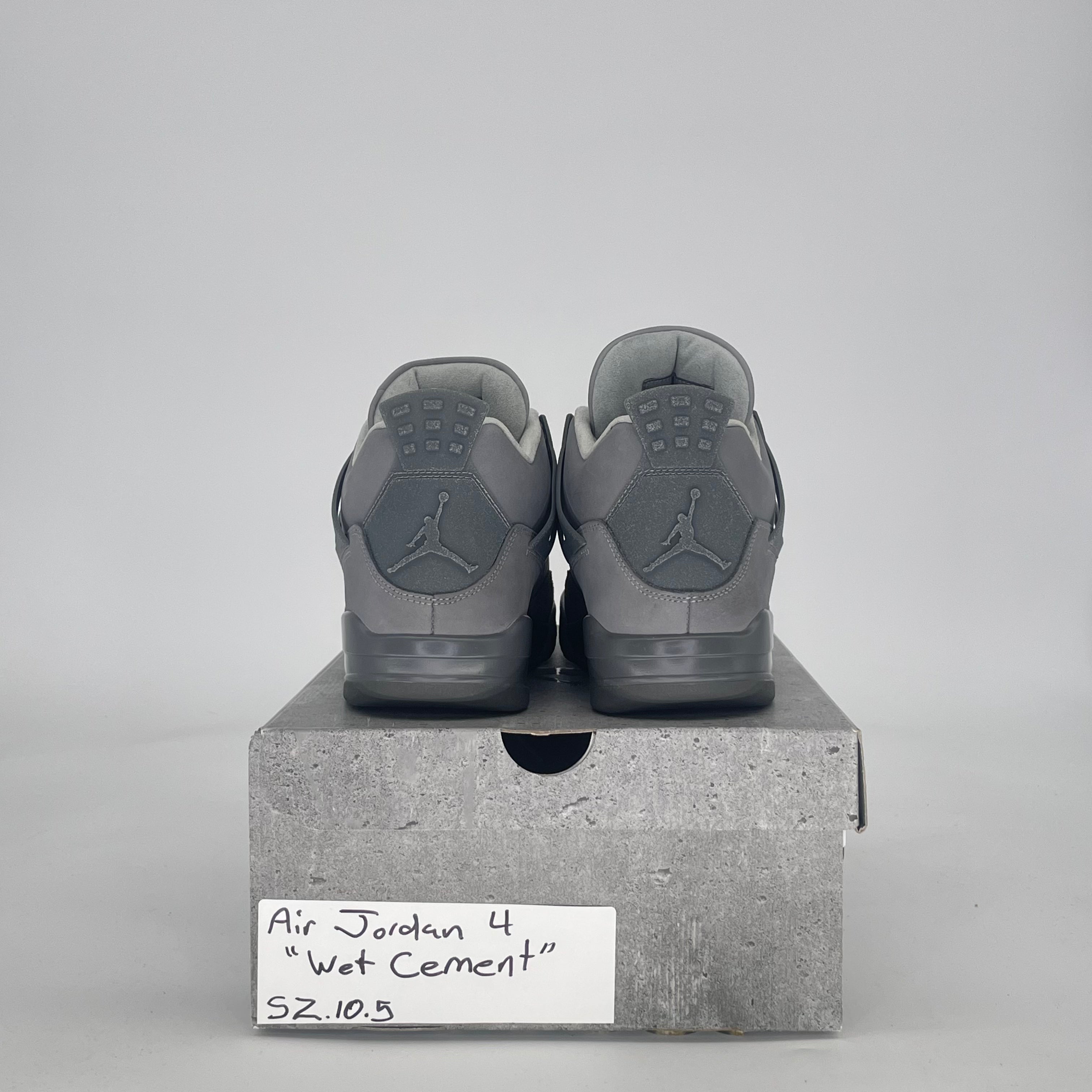 AIR JORDAN 4 PARIS OLYMPICS WET CEMENT FQ7928-001 SIZE 10.5/12W