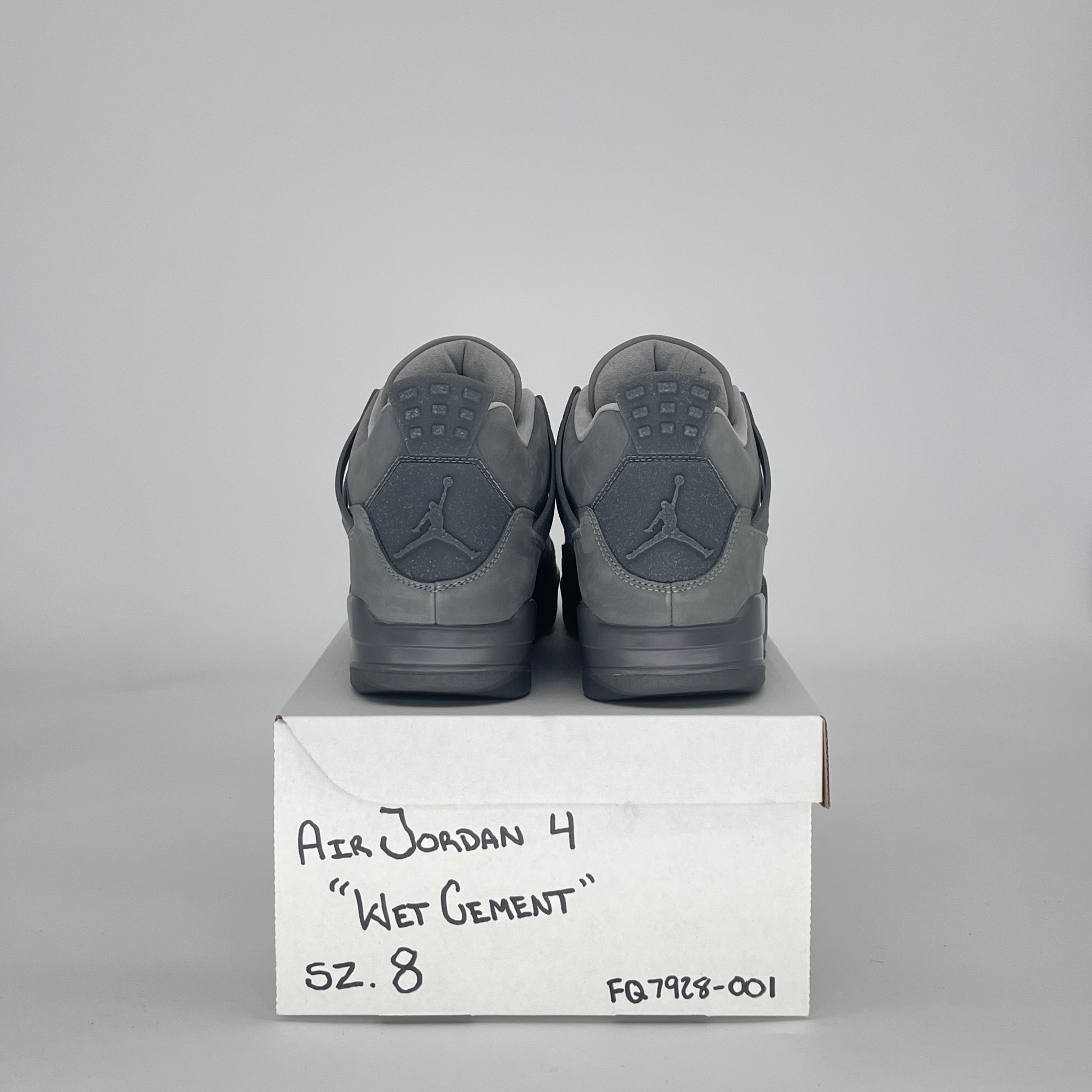AIR JORDAN 4 PARIS OLYMPICS WET CEMENT FQ7928-001 SIZE 8/9.5W