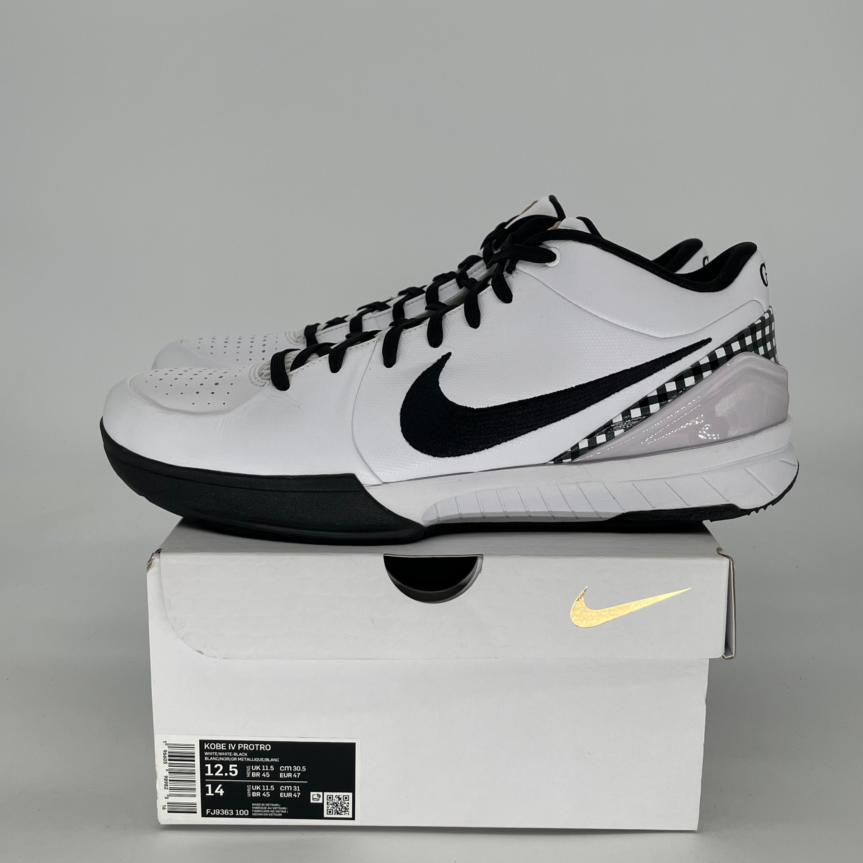 NIKE KOBE 4 PROTRO MAMBACITA GIGI FJ9363-100 SIZE 12.5/14W