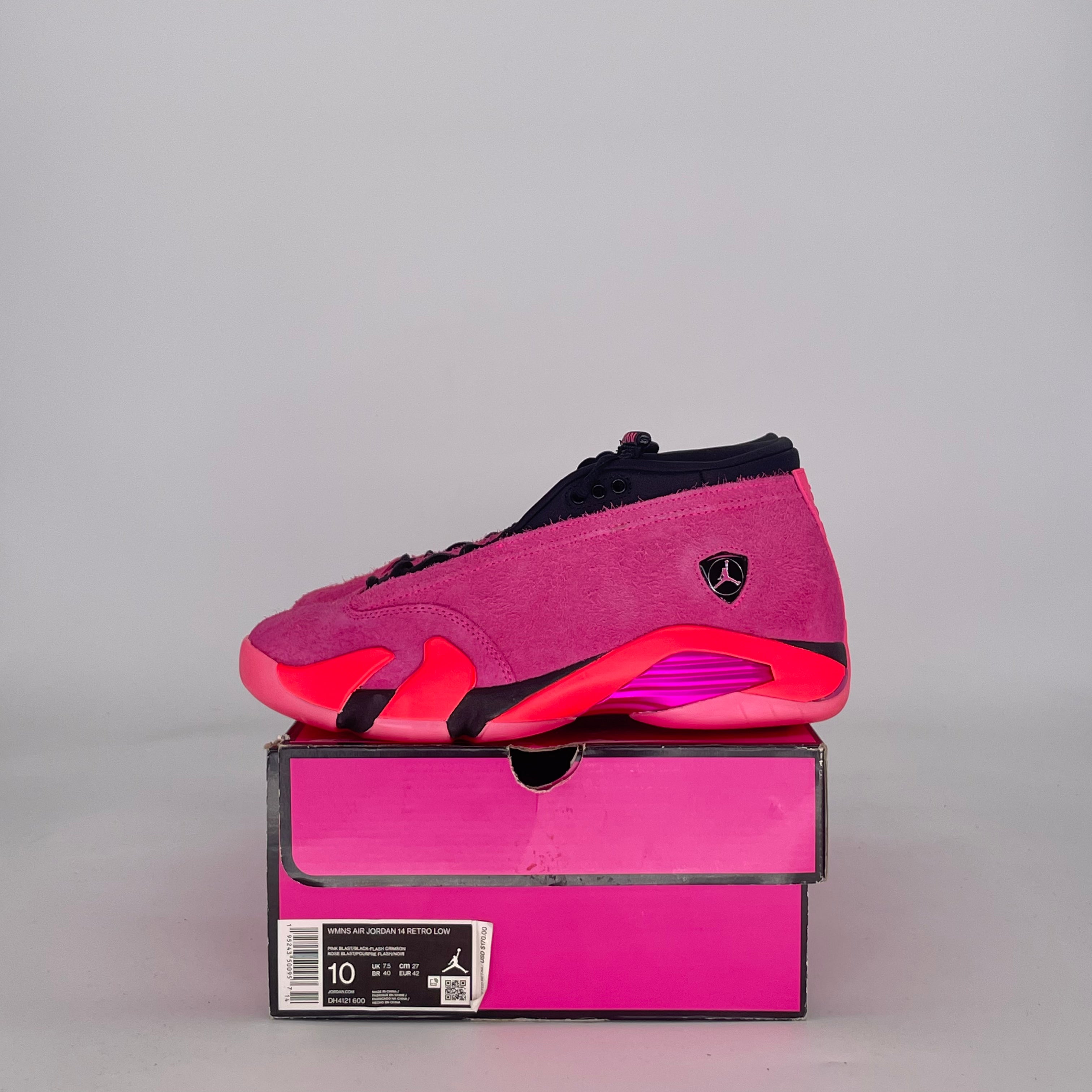 AIR JORDAN 14 LOW SHOCKING PINK DH4121-600 SIZE 8.5/10W