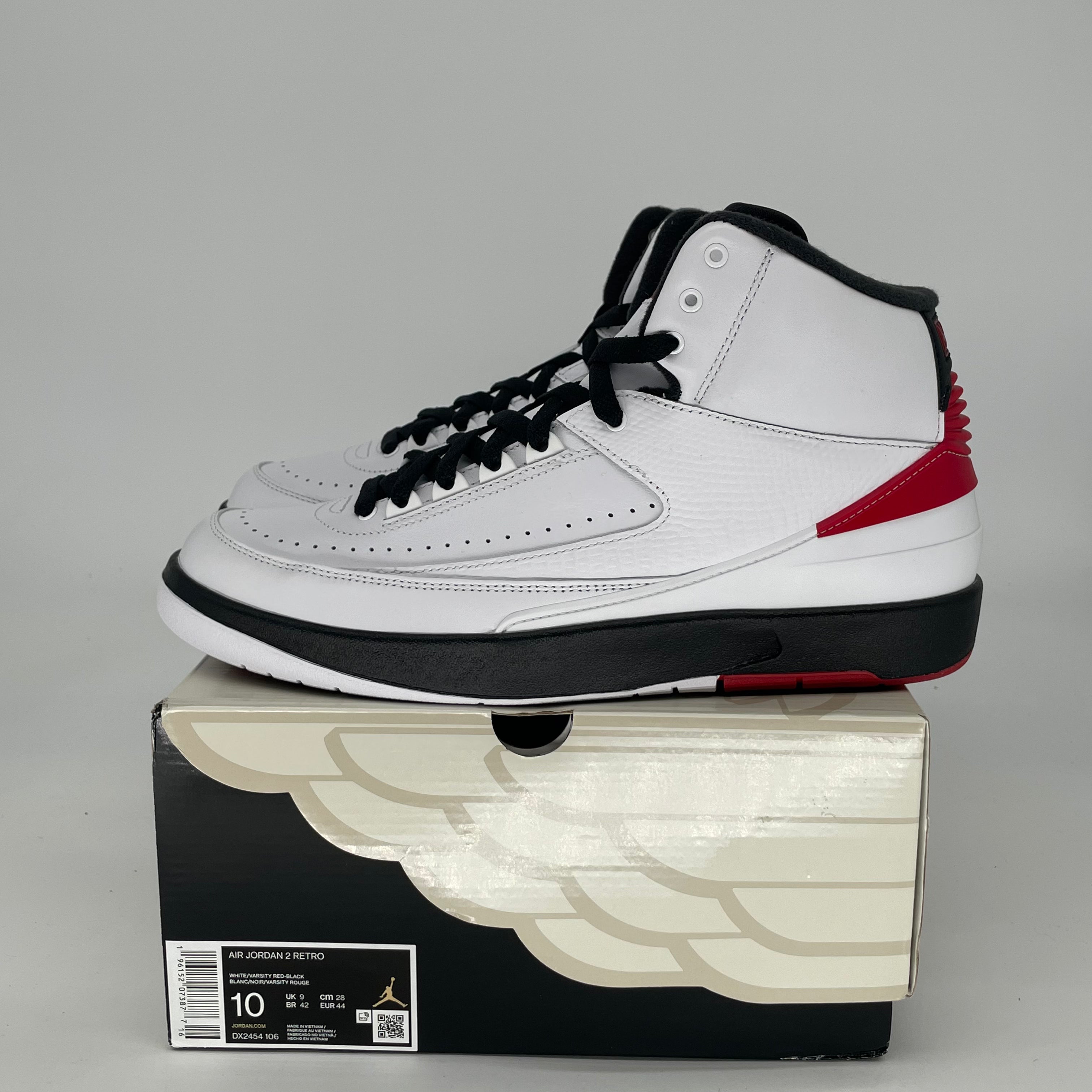 AIR JORDAN 2 CHICAGO DX2454-106 SIZE 10/11.5W