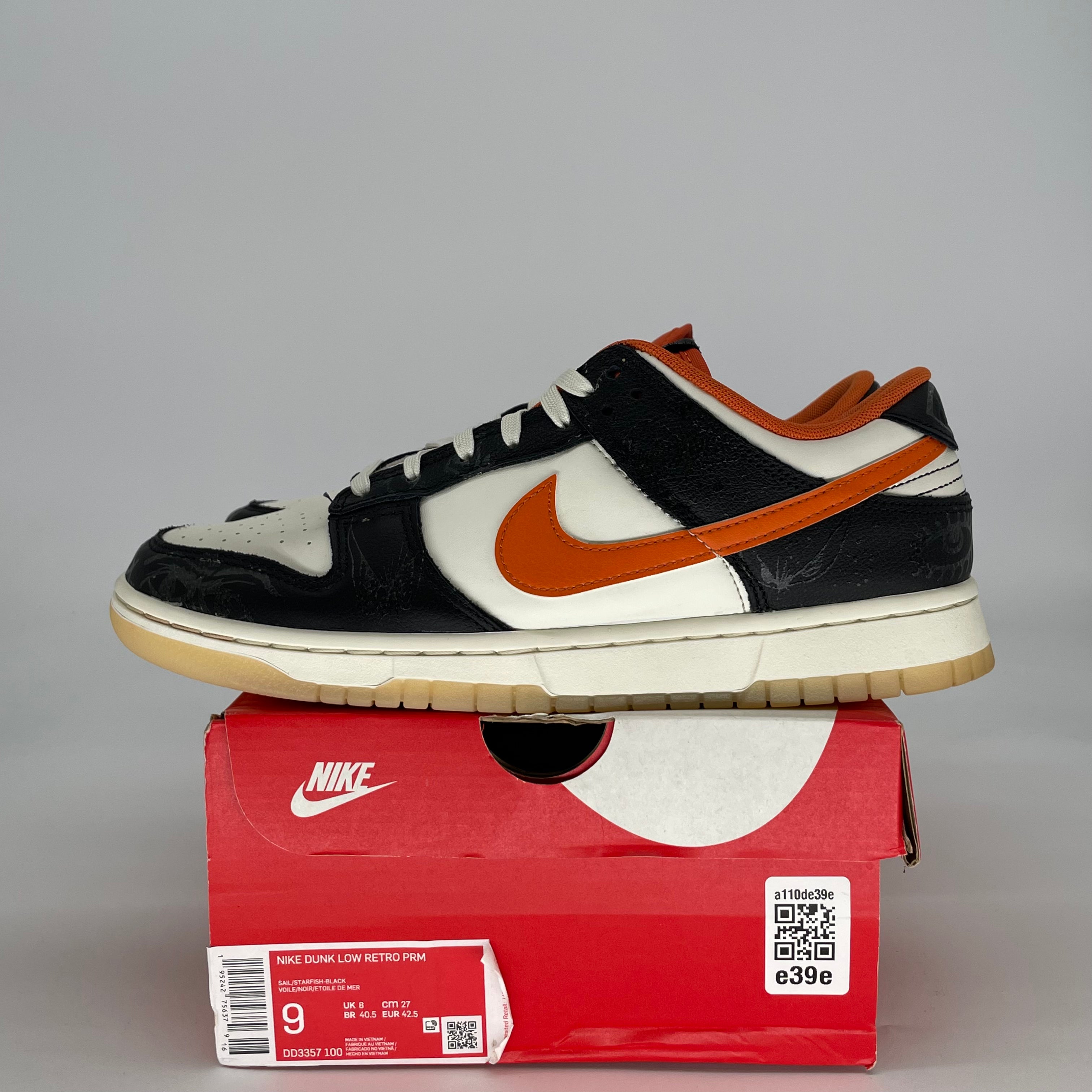 NIKE DUNK LOW HALLOWEEN DD3357-100 SIZE 9/10.5W