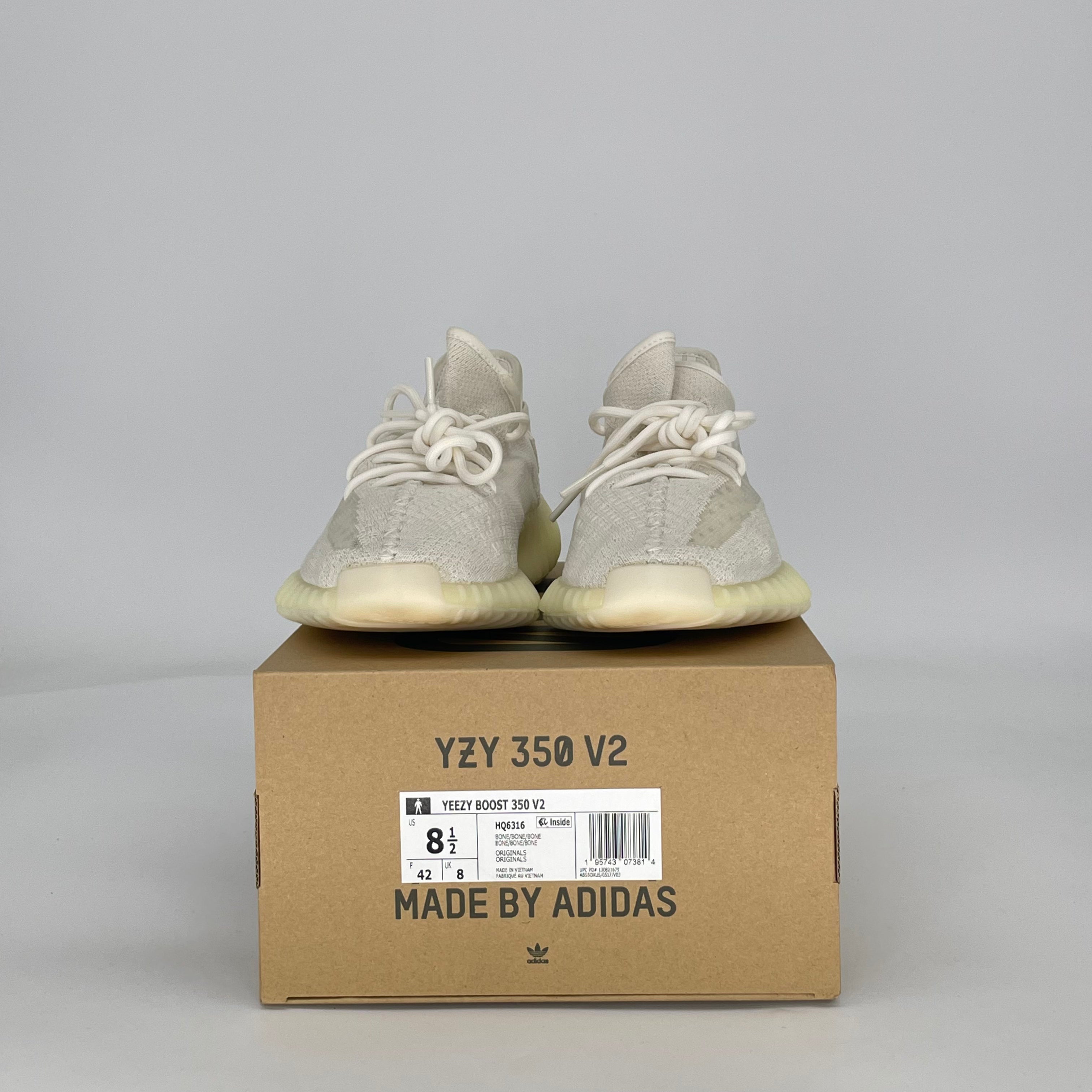 ADIDAS YEEZY BOOST 350 V2 BONE HQ6316 SIZE 8.5/10W