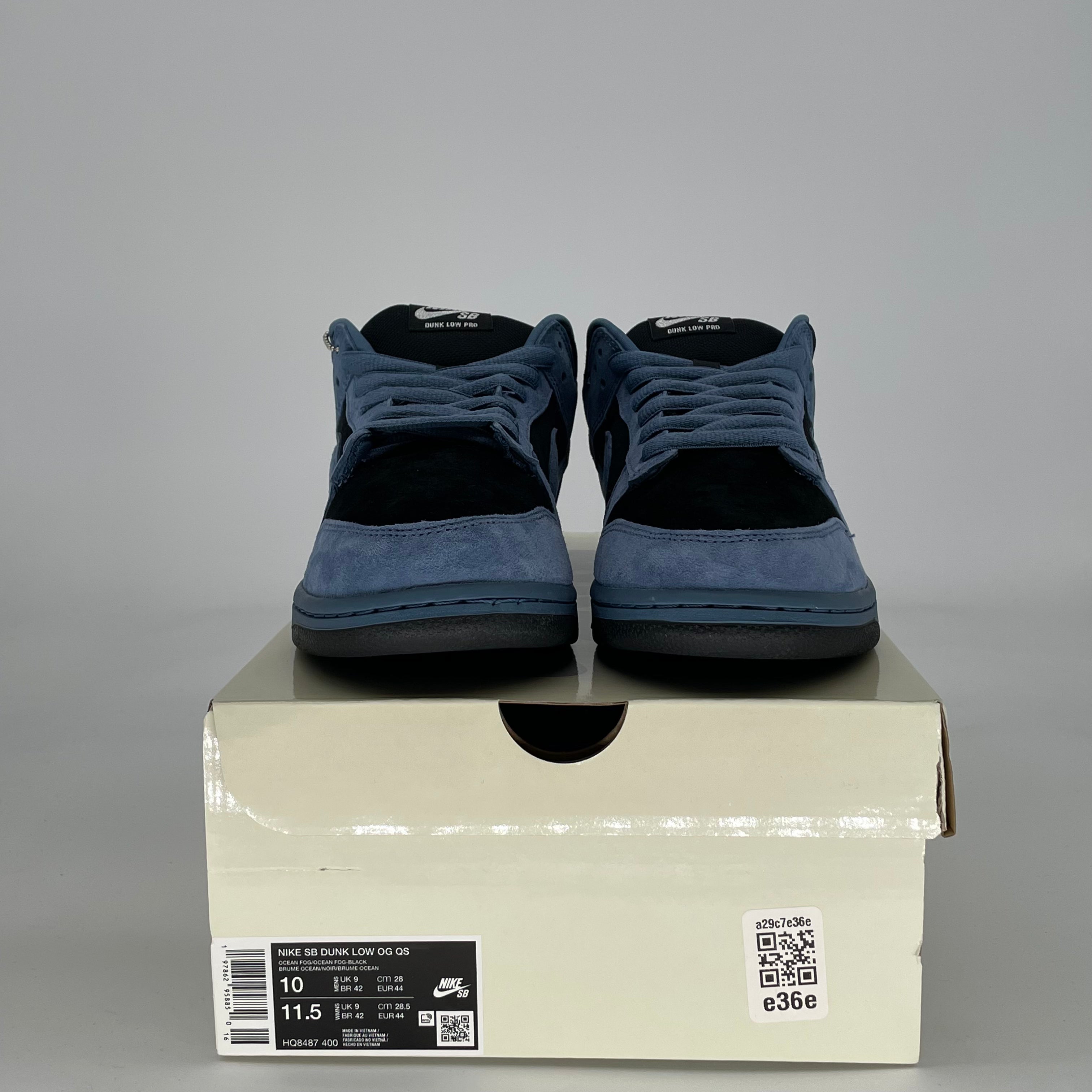 NIKE SB DUNK LOW SUPREME 94 OCEAN FOG HQ8487-400 SIZE 10/11.5W