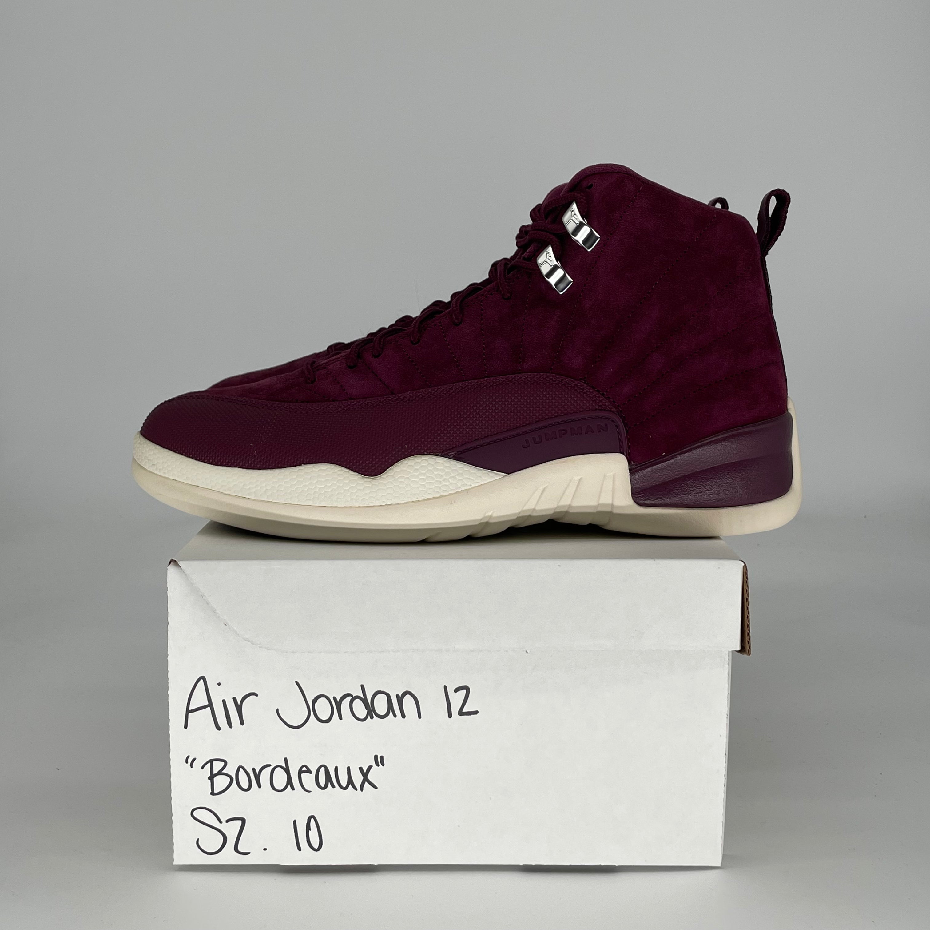 AIR JORDAN 12 BORDEAUX 130690-617 SIZE 10/11.5W