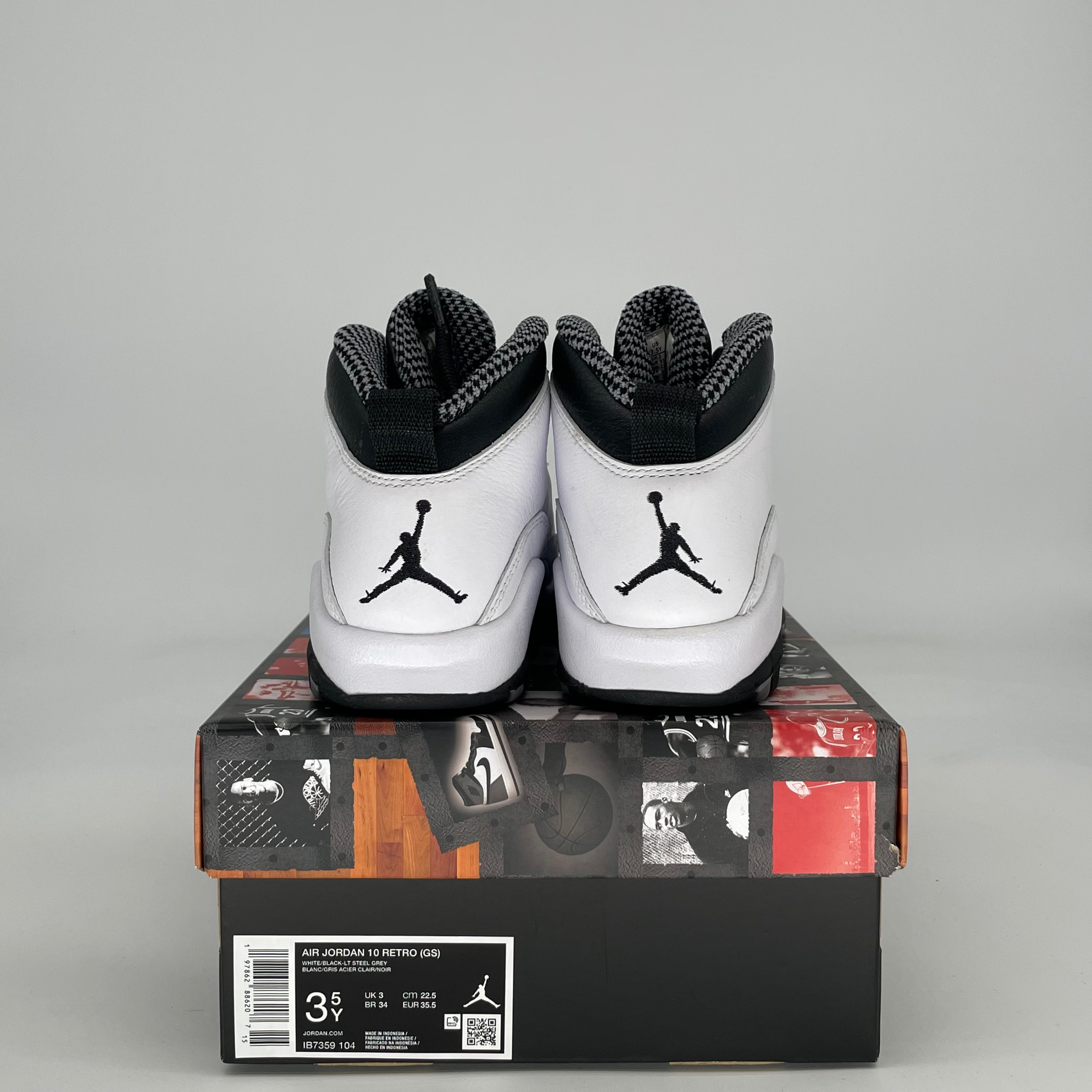 AIR JORDAN 10 STEEL IB7359-104 SIZE 3.5/5W