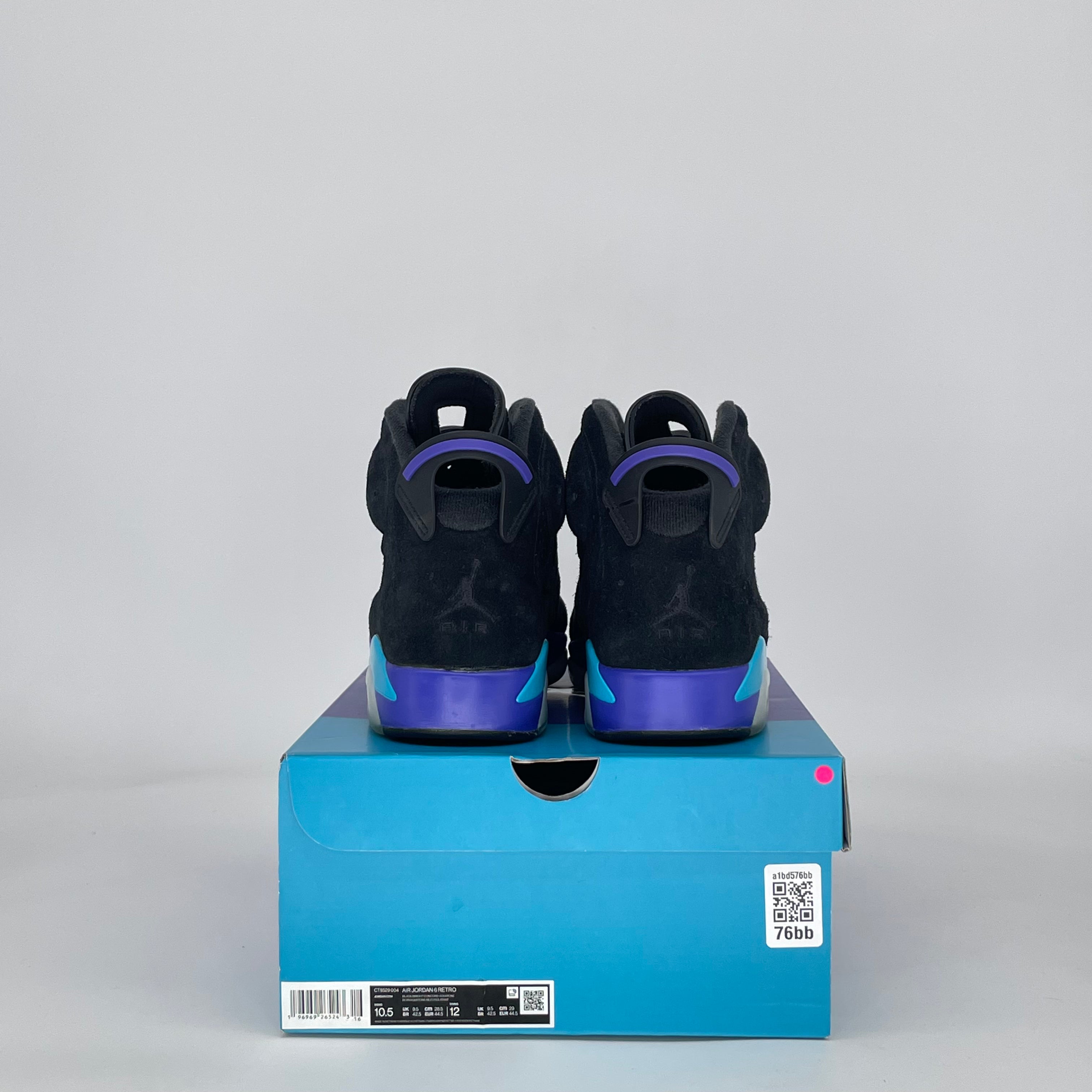 AIR JORDAN 6 AQUA CT8529-004 SIZE 10.5/12W