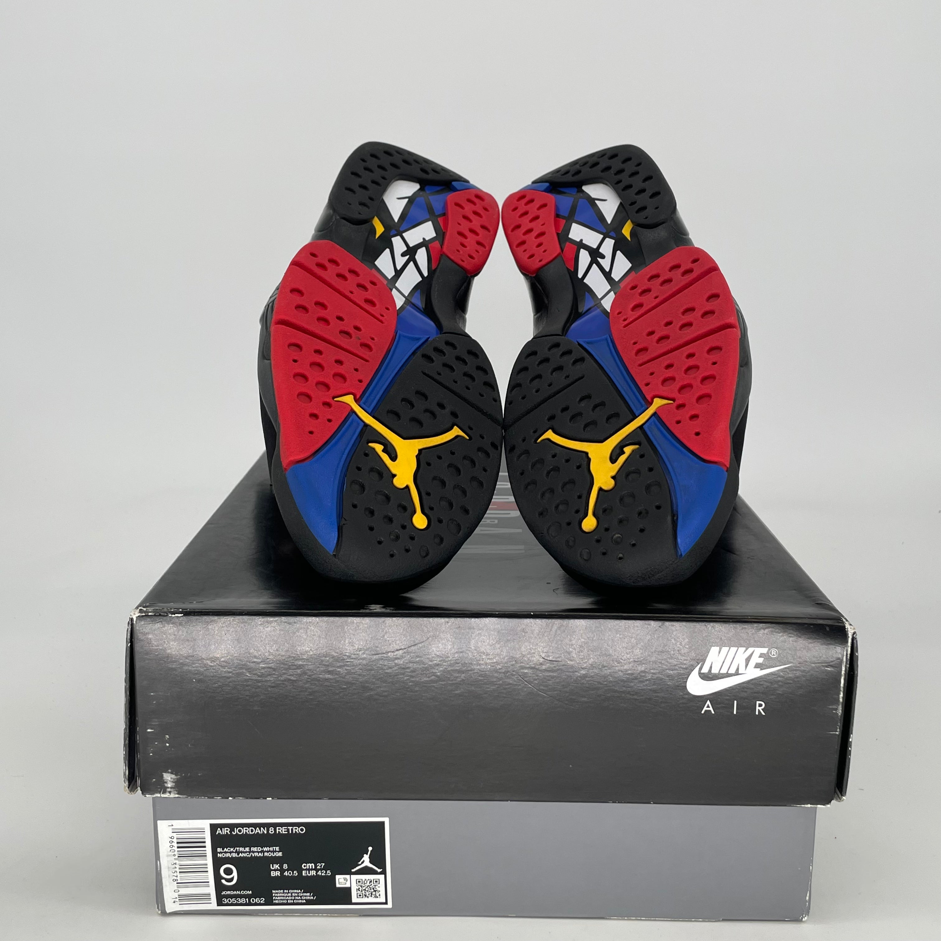 AIR JORDAN 8 PLAYOFFS 305381-062 SIZE 9/10.5W