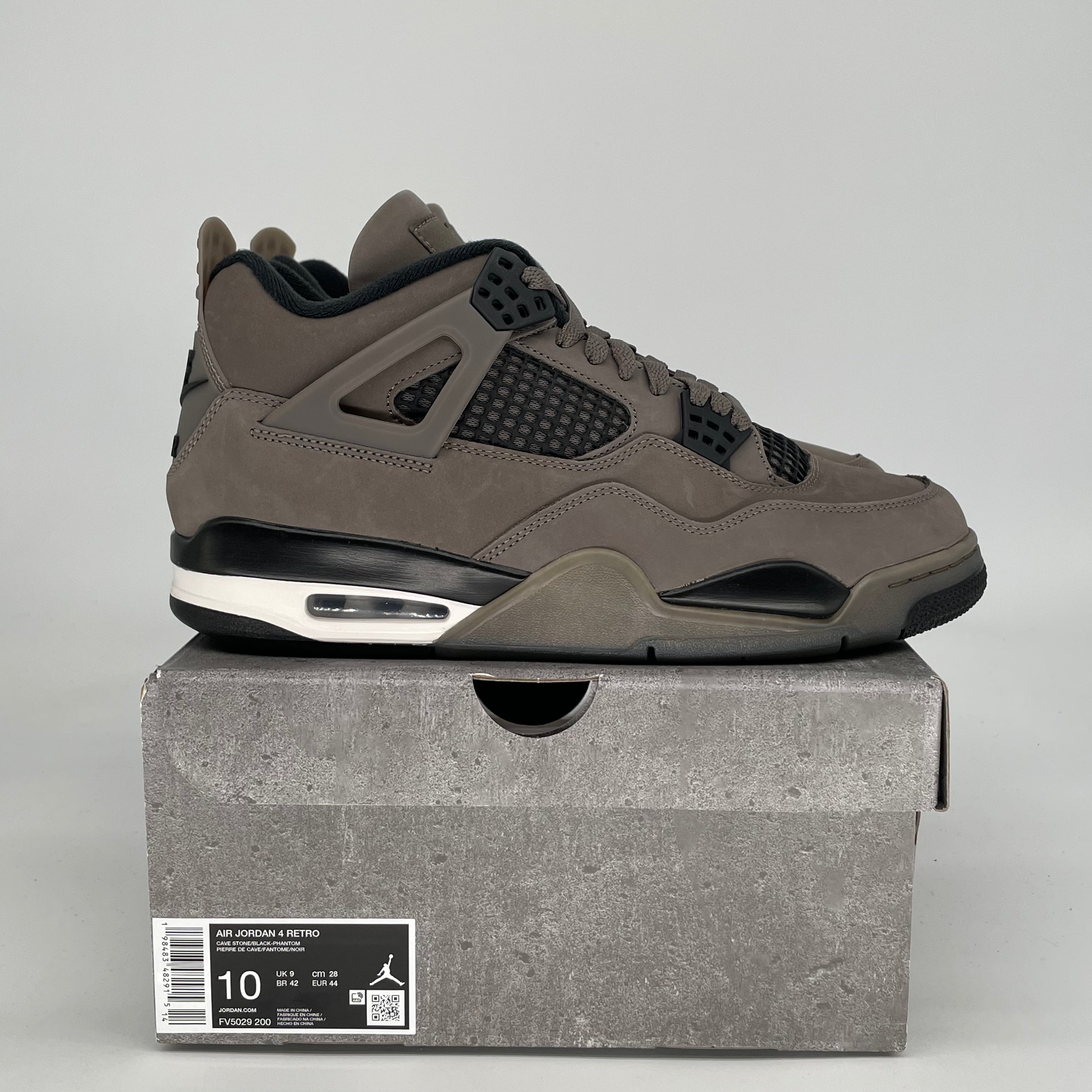 AIR JORDAN 4 CAVE STONE FV5029-200 SIZE 10/11.5W