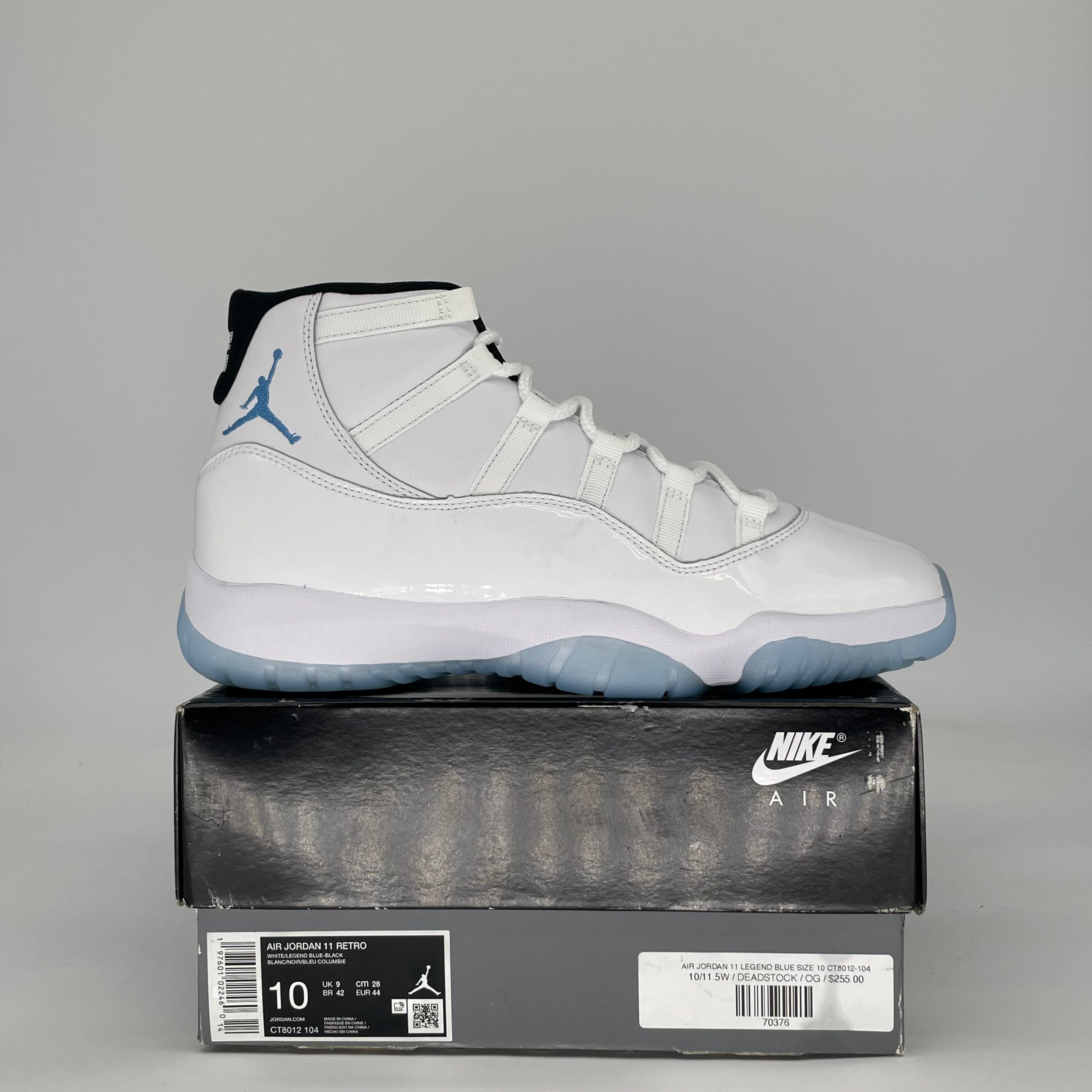 AIR JORDAN 11 LEGEND BLUE CT8012-104 SIZE 10/11.5W