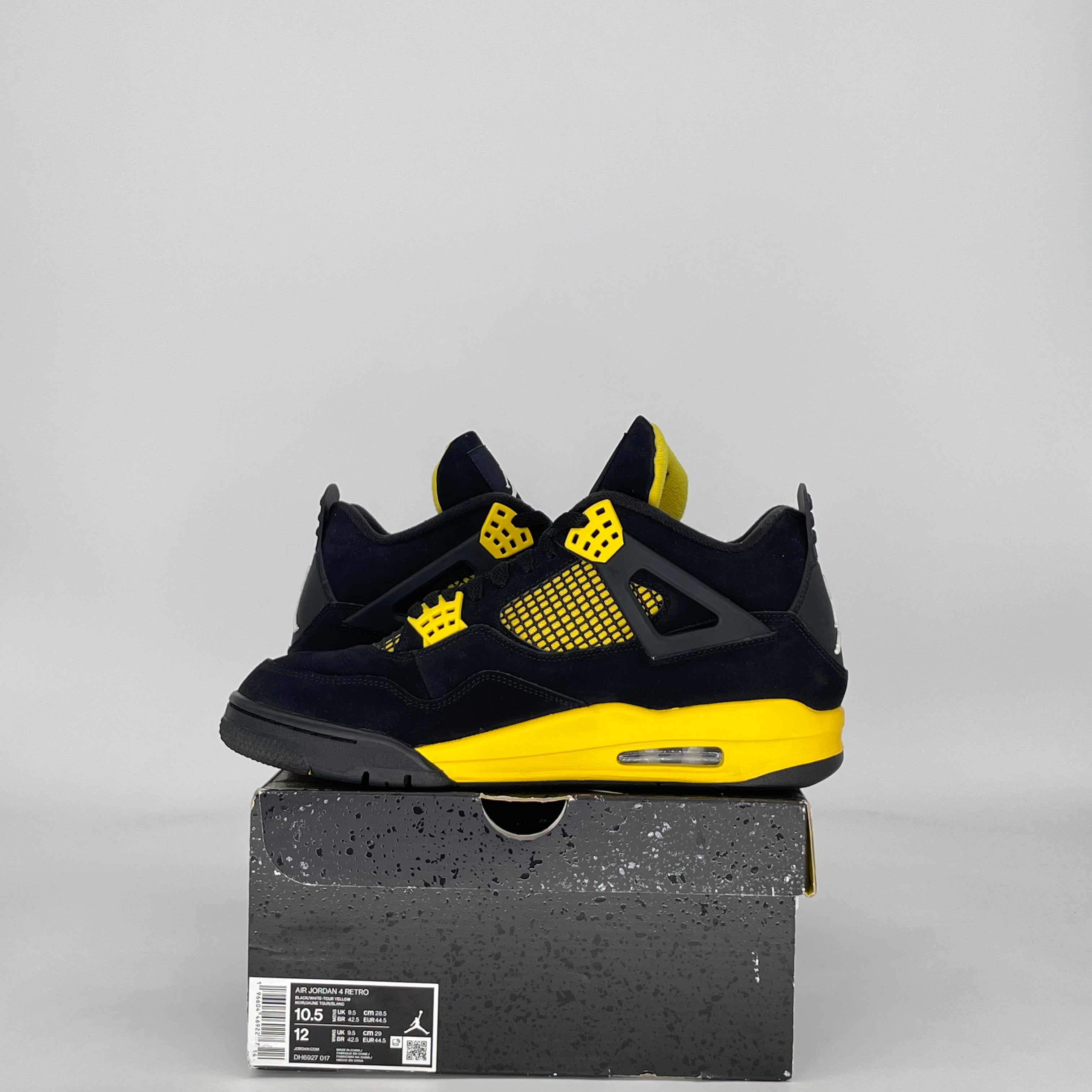 AIR JORDAN 4 THUNDER (2023) DH6927-017 SIZE 10.5/12W