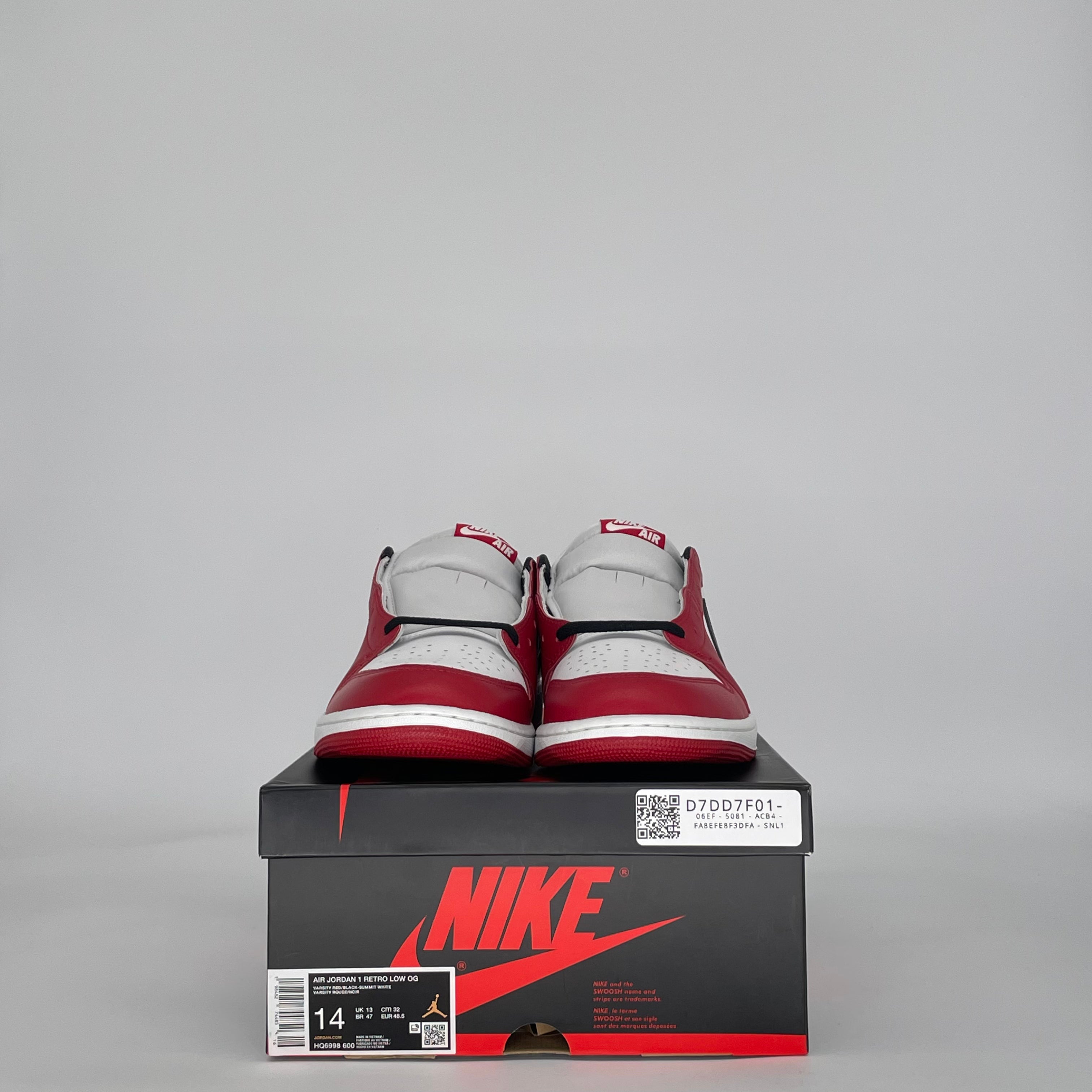 AIR JORDAN 1 LOW CHICAGO HQ6998-600 SIZE 14/15.5W