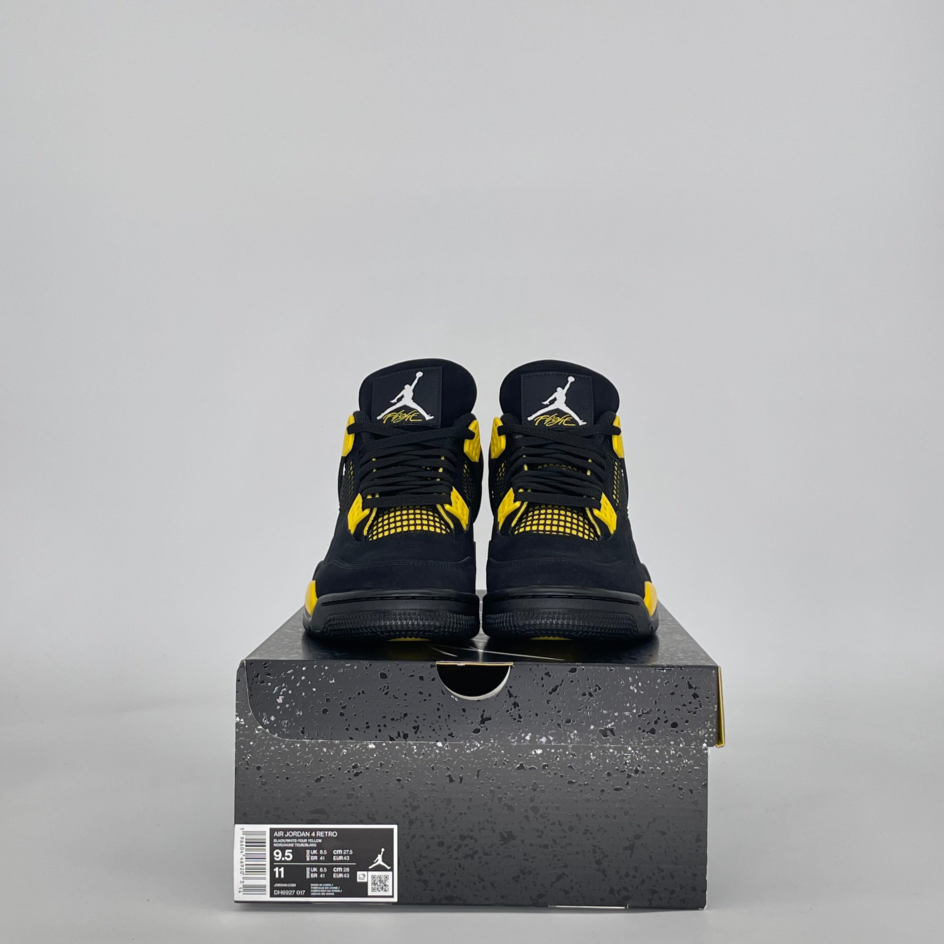 AIR JORDAN 4 THUNDER DH6927-017 SIZE 9.5/11W