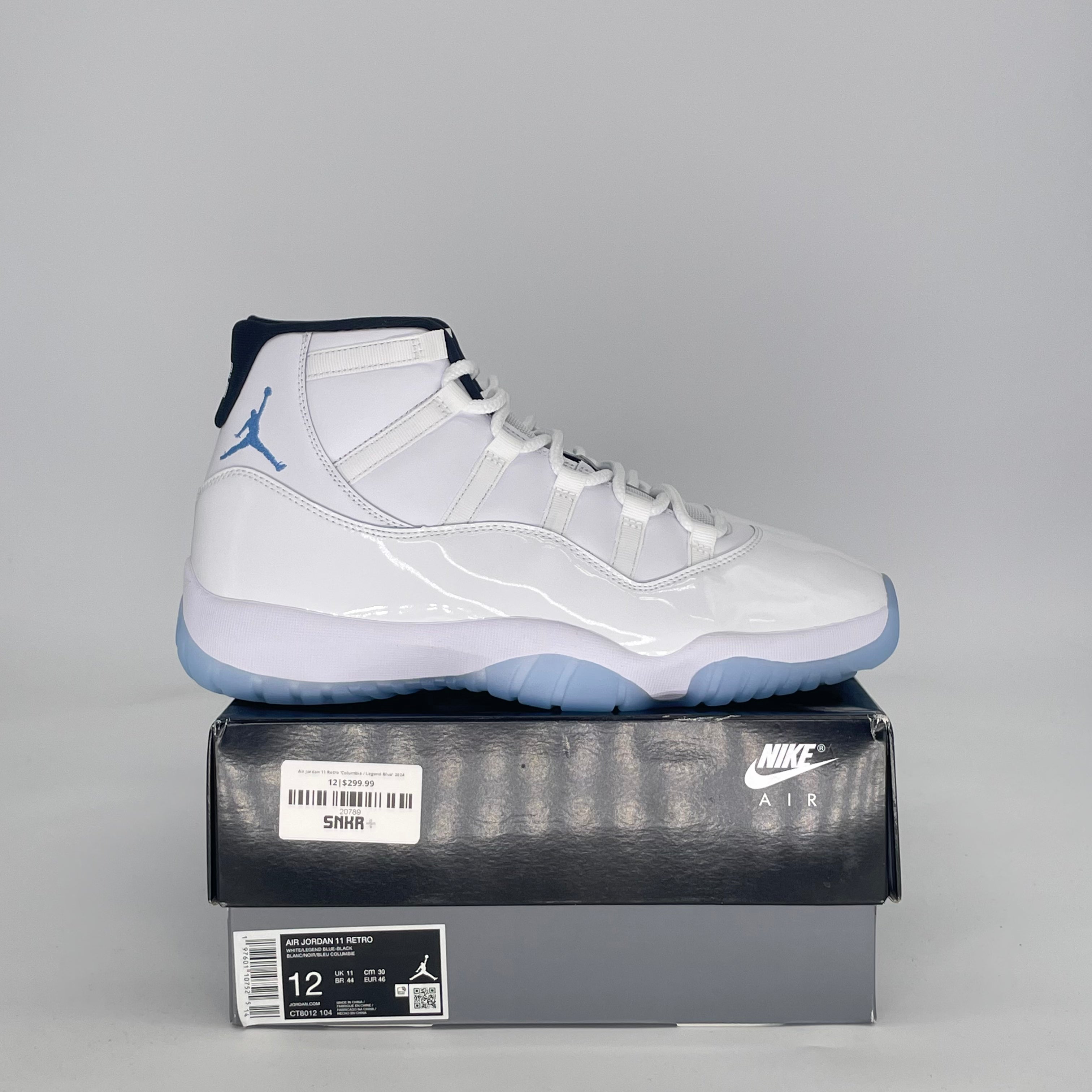 AIR JORDAN 11 LEGEND BLUE CT8012-104 SIZE 12/13.5W