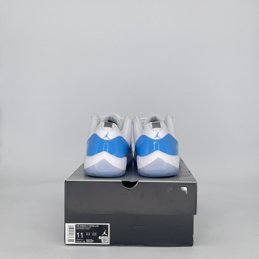 AIR JORDAN 11 LOW UNIVERSITY BLUE FV5104-100 SIZE 11/12.5W