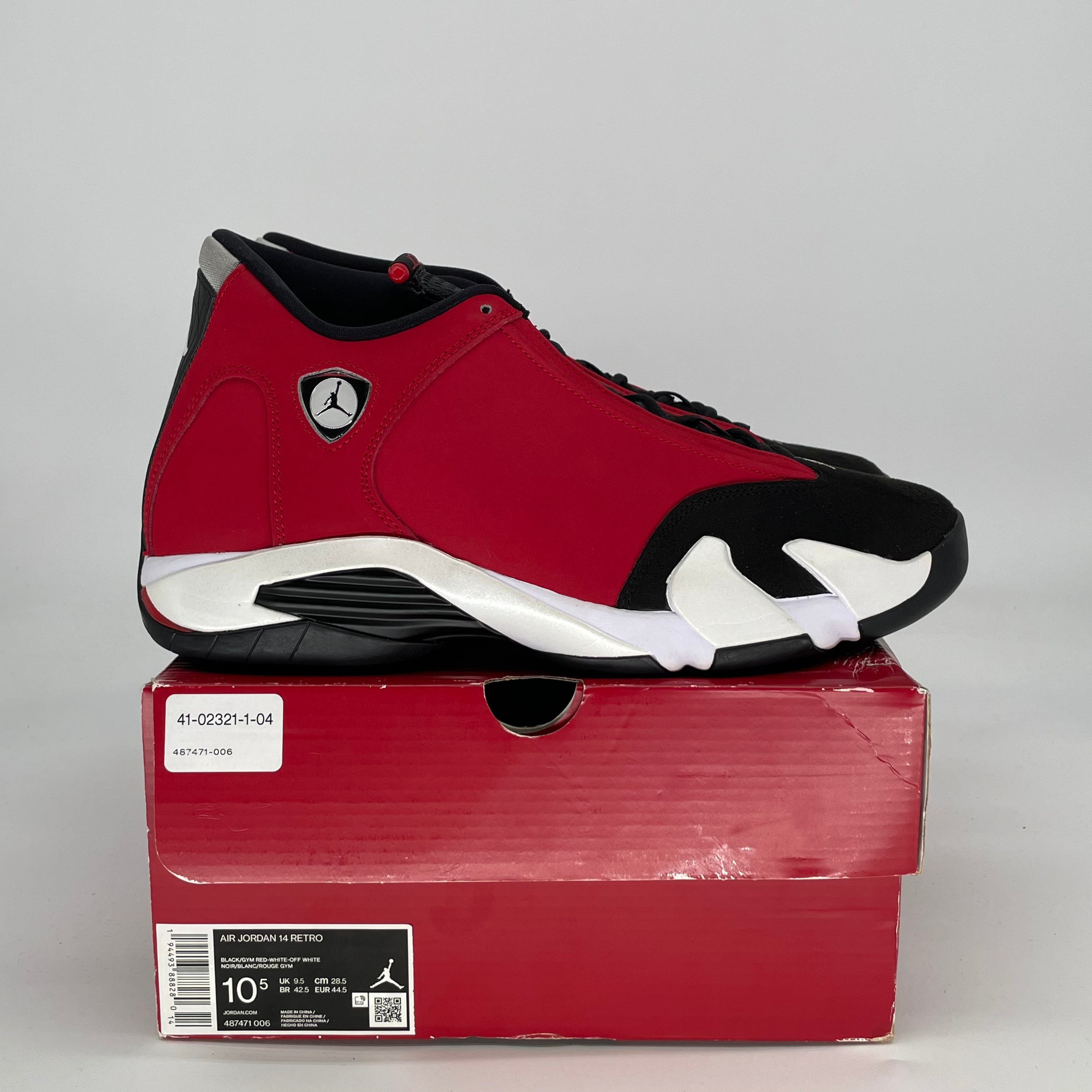 AIR JORDAN 14 GYM RED TORO 487471-006 SIZE 10.5/12W