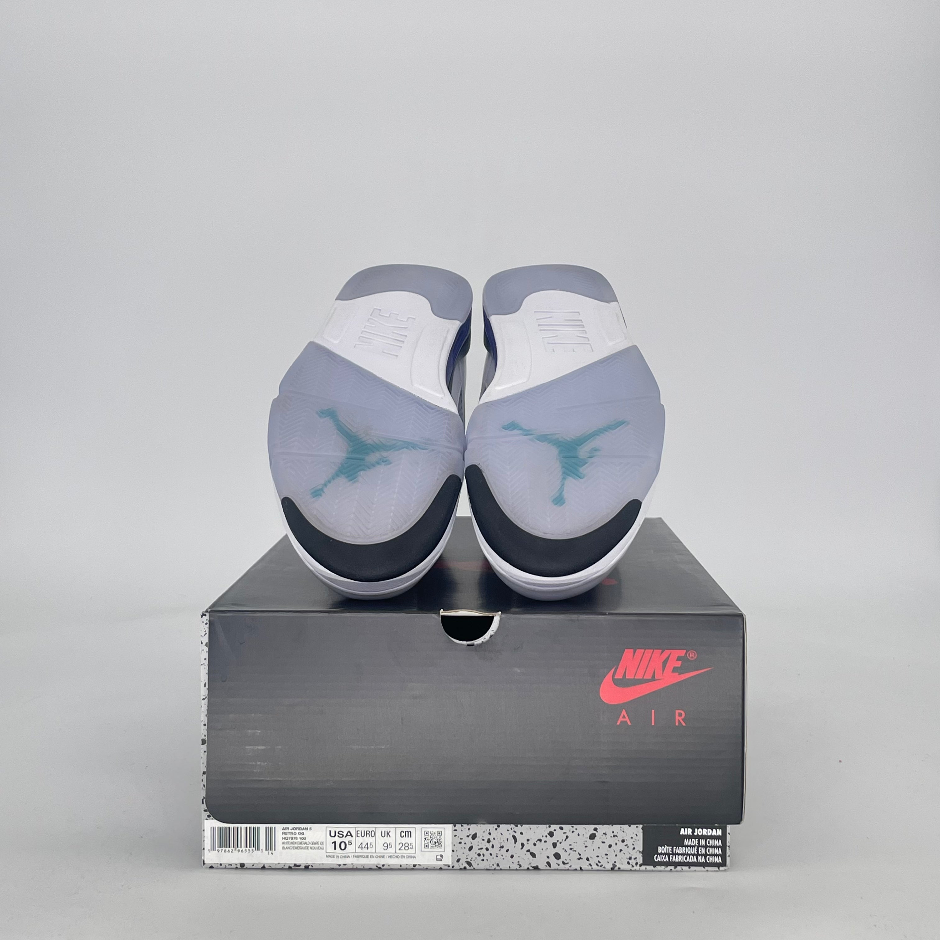 AIR JORDAN 5 GRAPE HQ7978-100 SIZE 10.5/12W