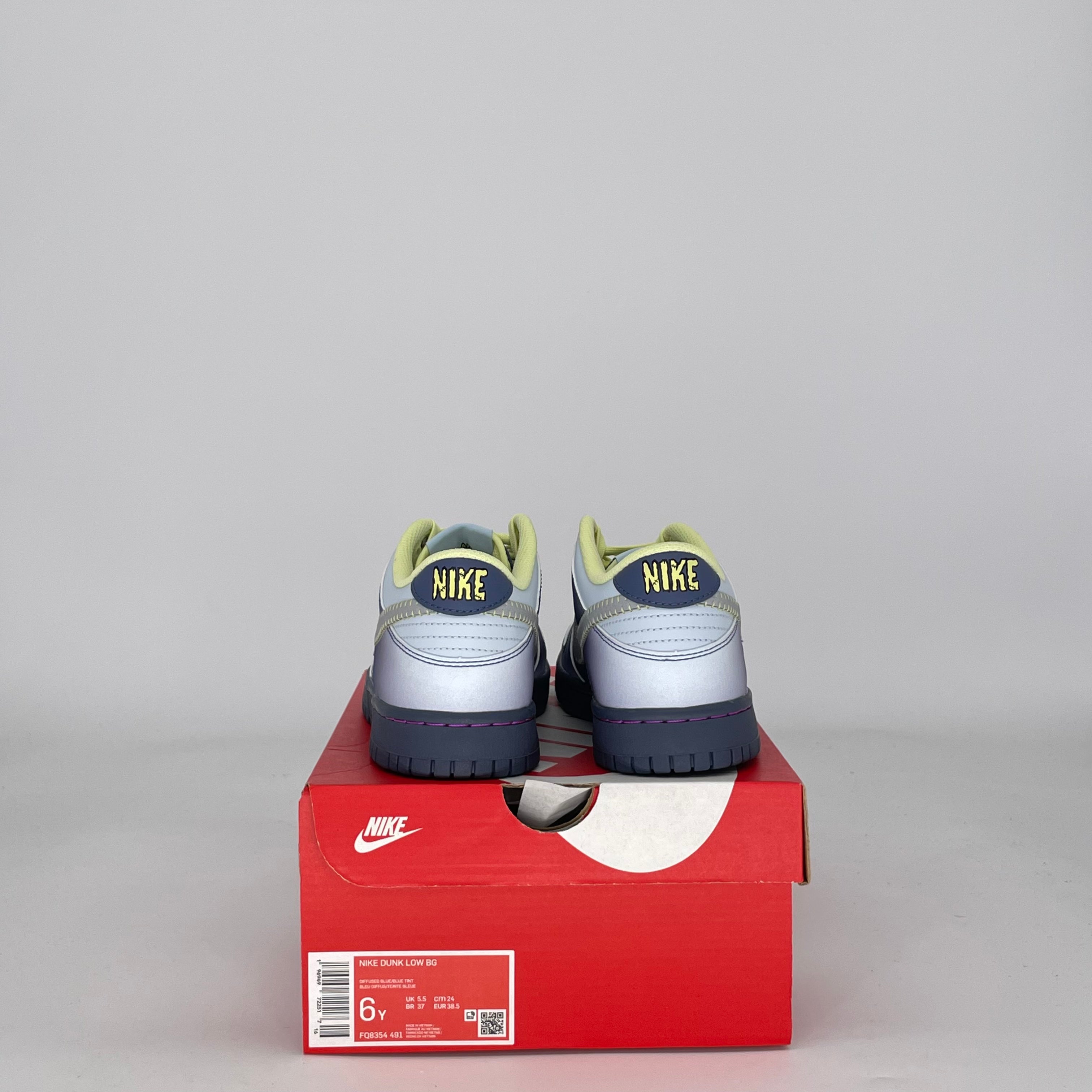 NIKE DUNK LOW HALLOWEEN I AM FEARLESS FQ8354-491 SIZE 6/7.5W GS