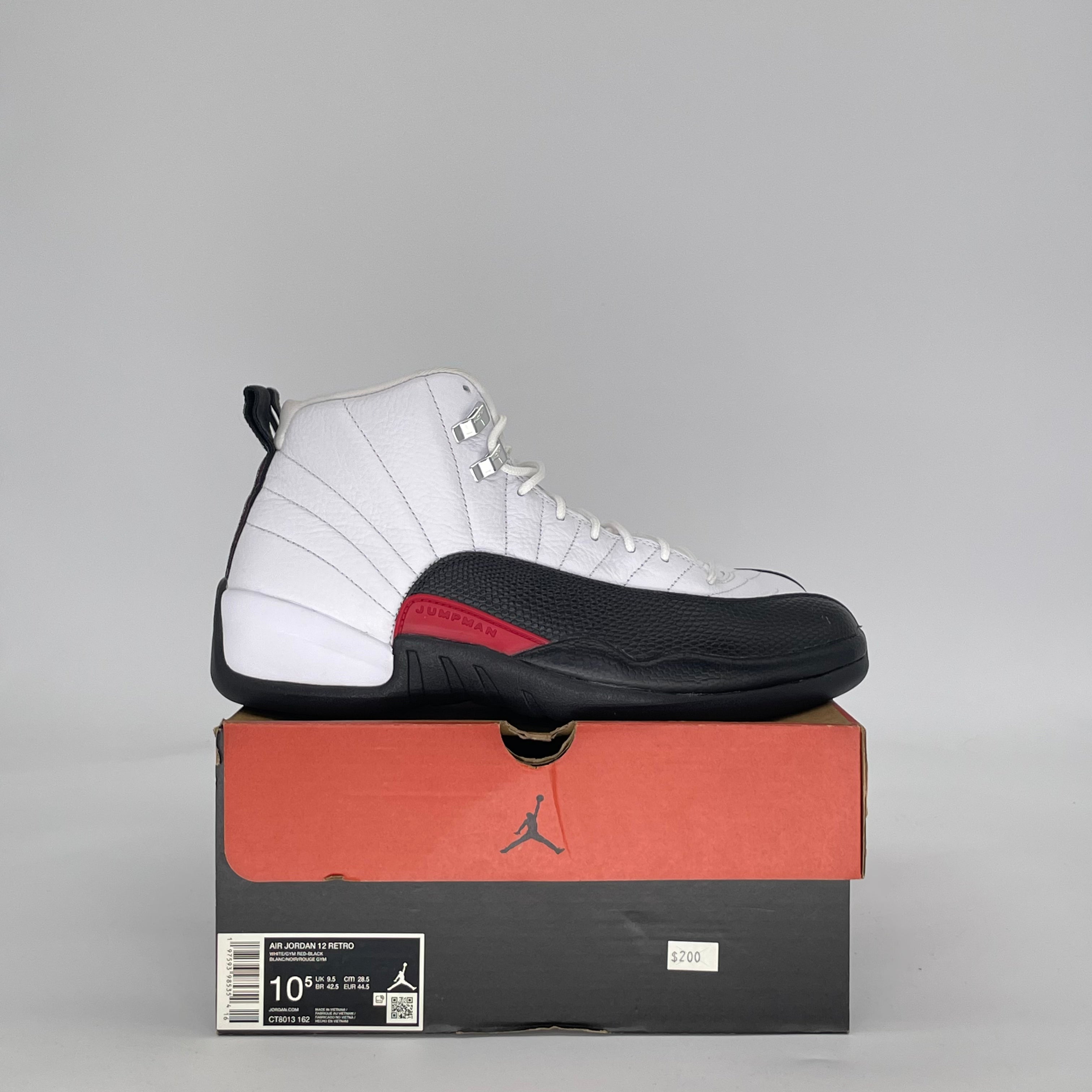 AIR JORDAN 12 TAXI FLIP CT8013-162 SIZE 10.5/12W
