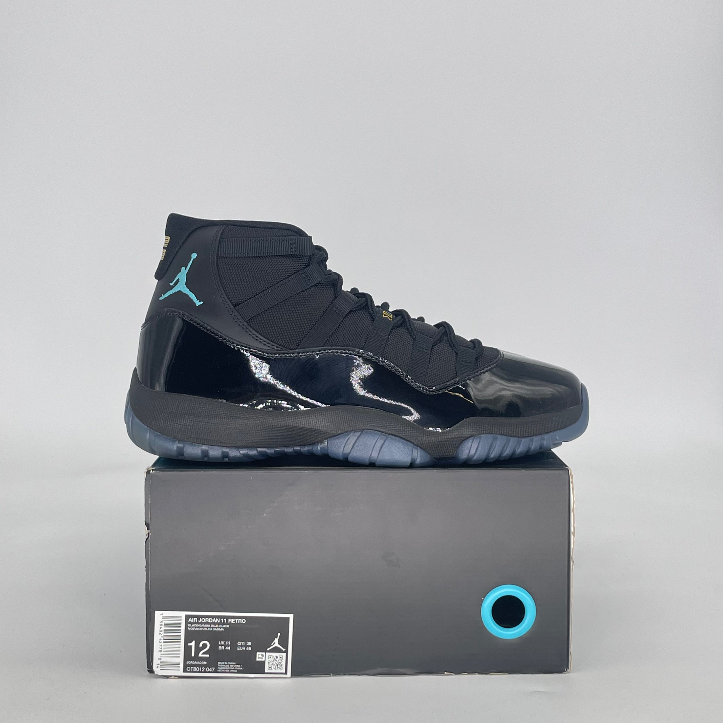 AIR JORDAN 11 GAMMA BLUE CT8012-047 SIZE 12/13.5W