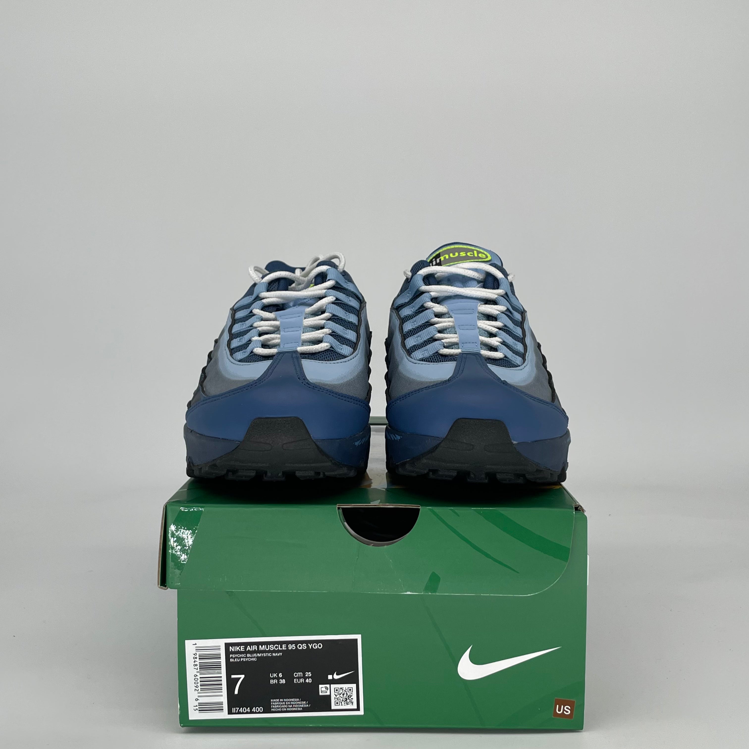NIKE AIR MAX MUSCLE 95 YU-GI-OH! JOEY WITH PROMO CARD II7404-400 SIZE 7/8.5W