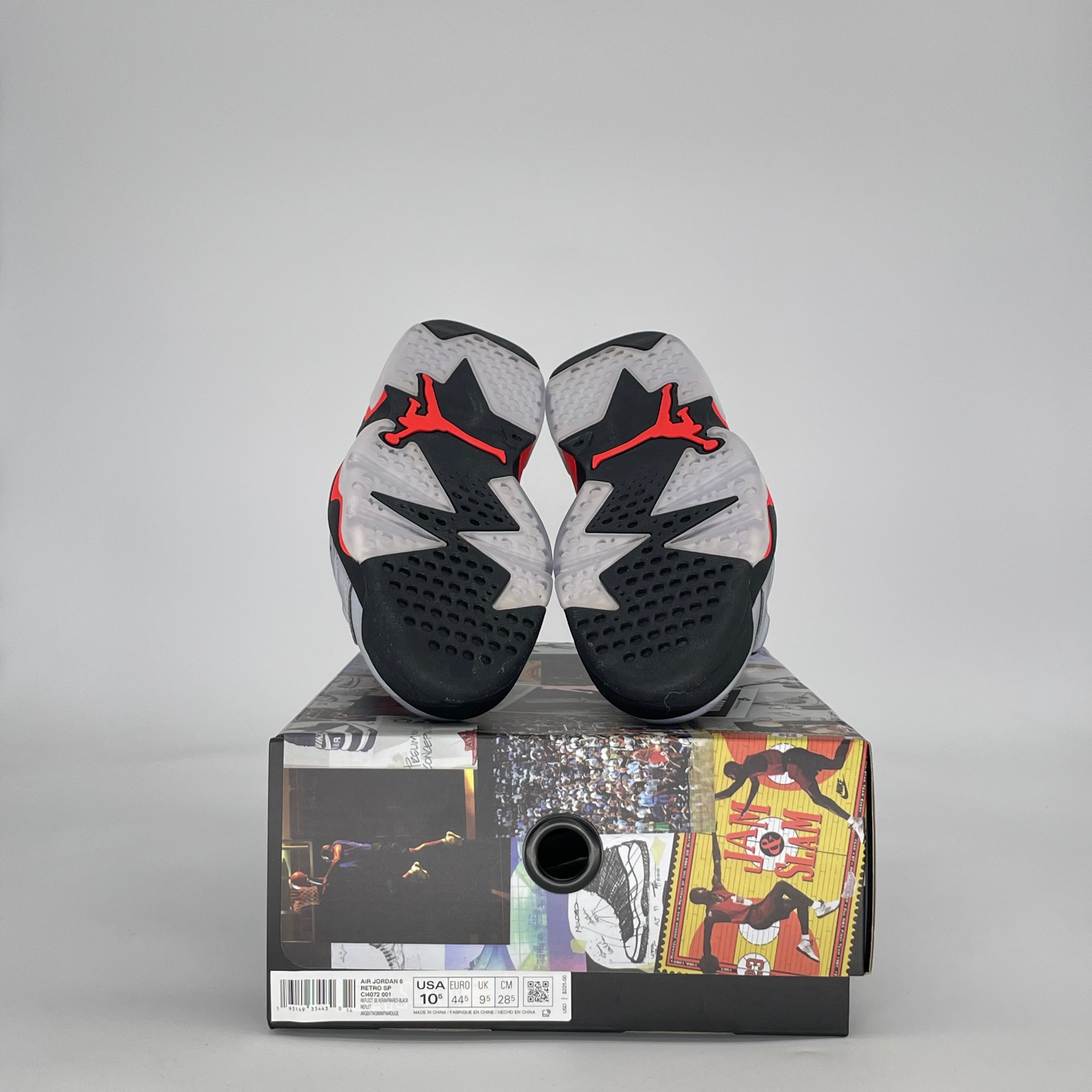 AIR JORDAN 6 REFLECTIONS OF A CHAMPION CI4072-001 SIZE 10.5/12W