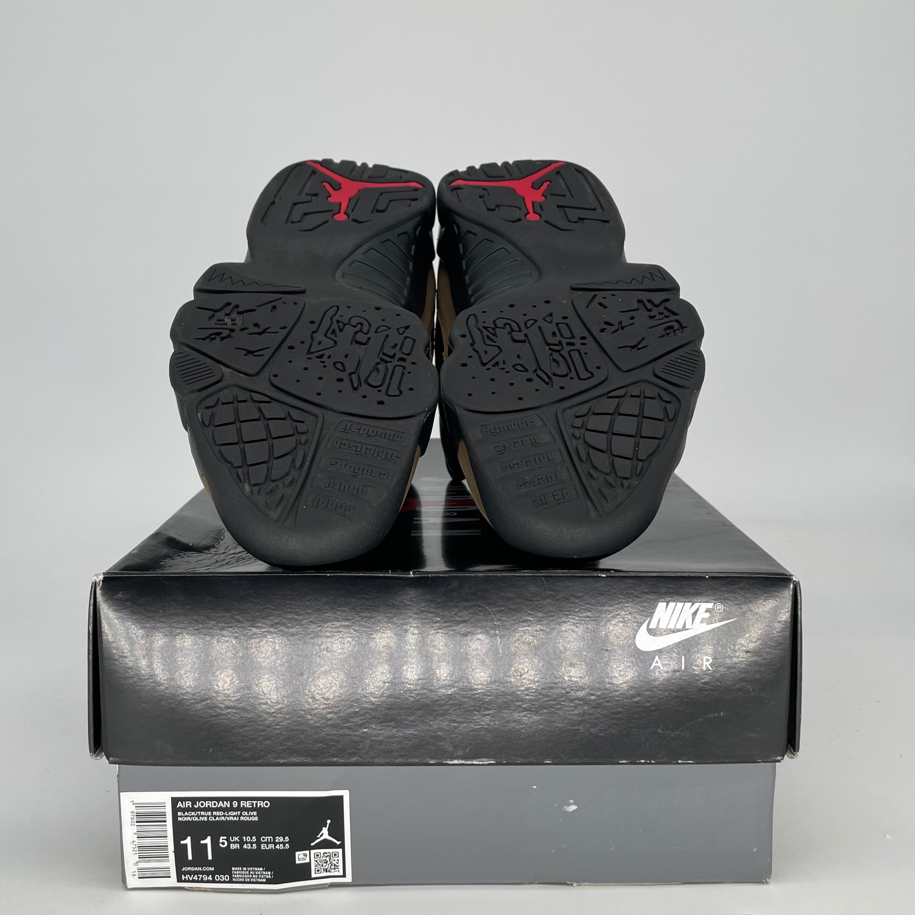 AIR JORDAN 9 OLIVE HV4794-030 SIZE 11.5/13W