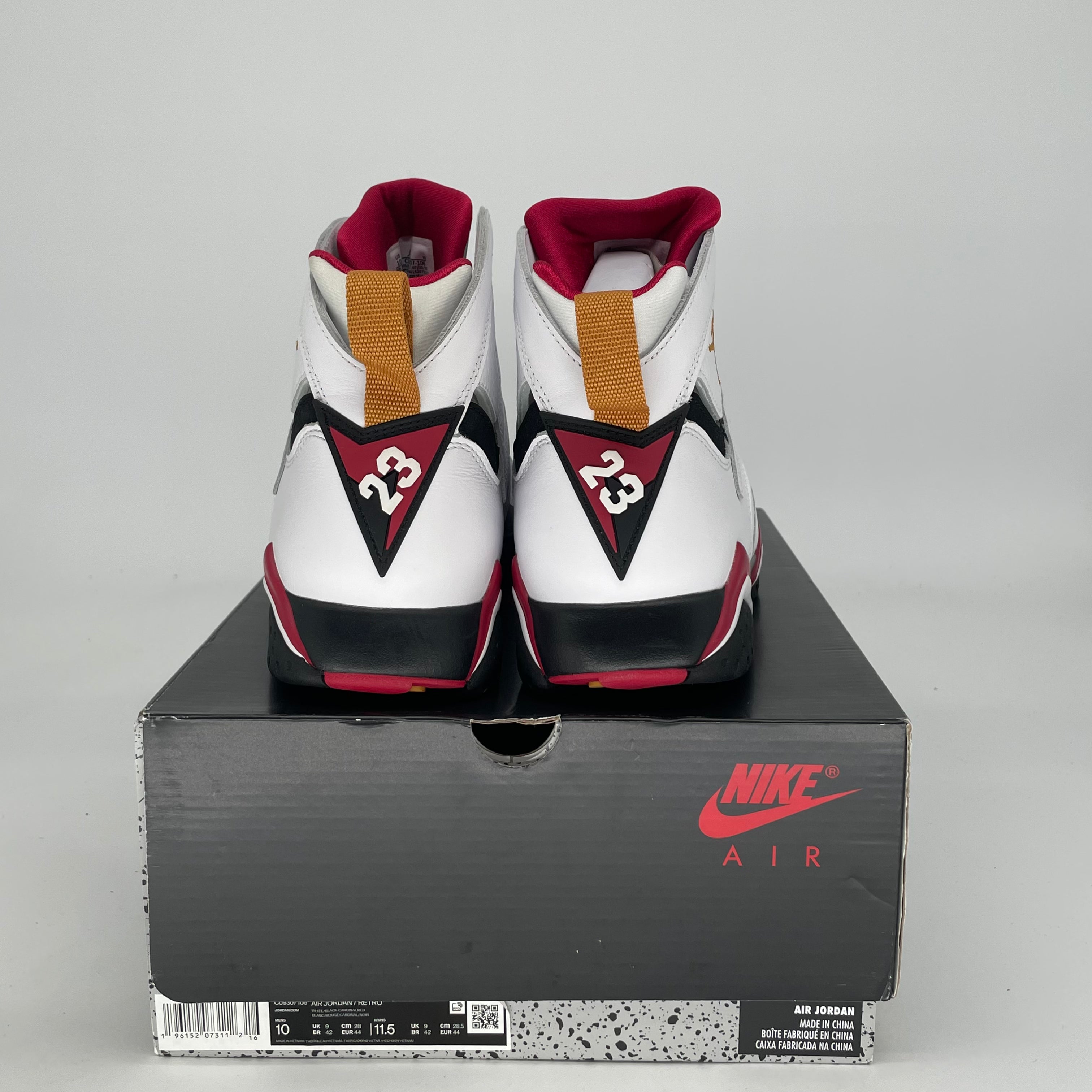 AIR JORDAN 7 CARDINAL CU9307-106 SIZE 10/11.5W