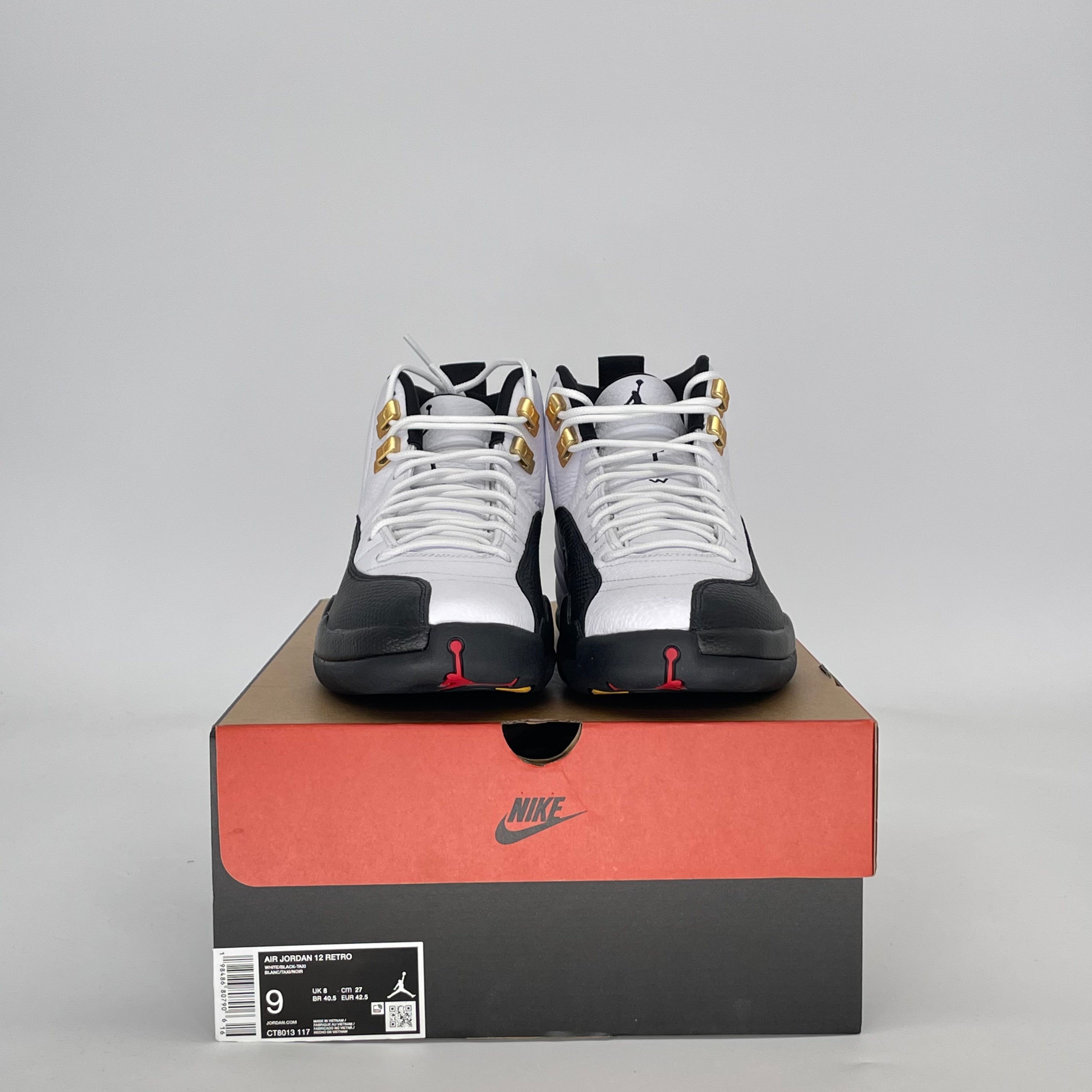 AIR JORDAN 12 TAXI (2025) CT8013-117 SIZE 9/10.5W