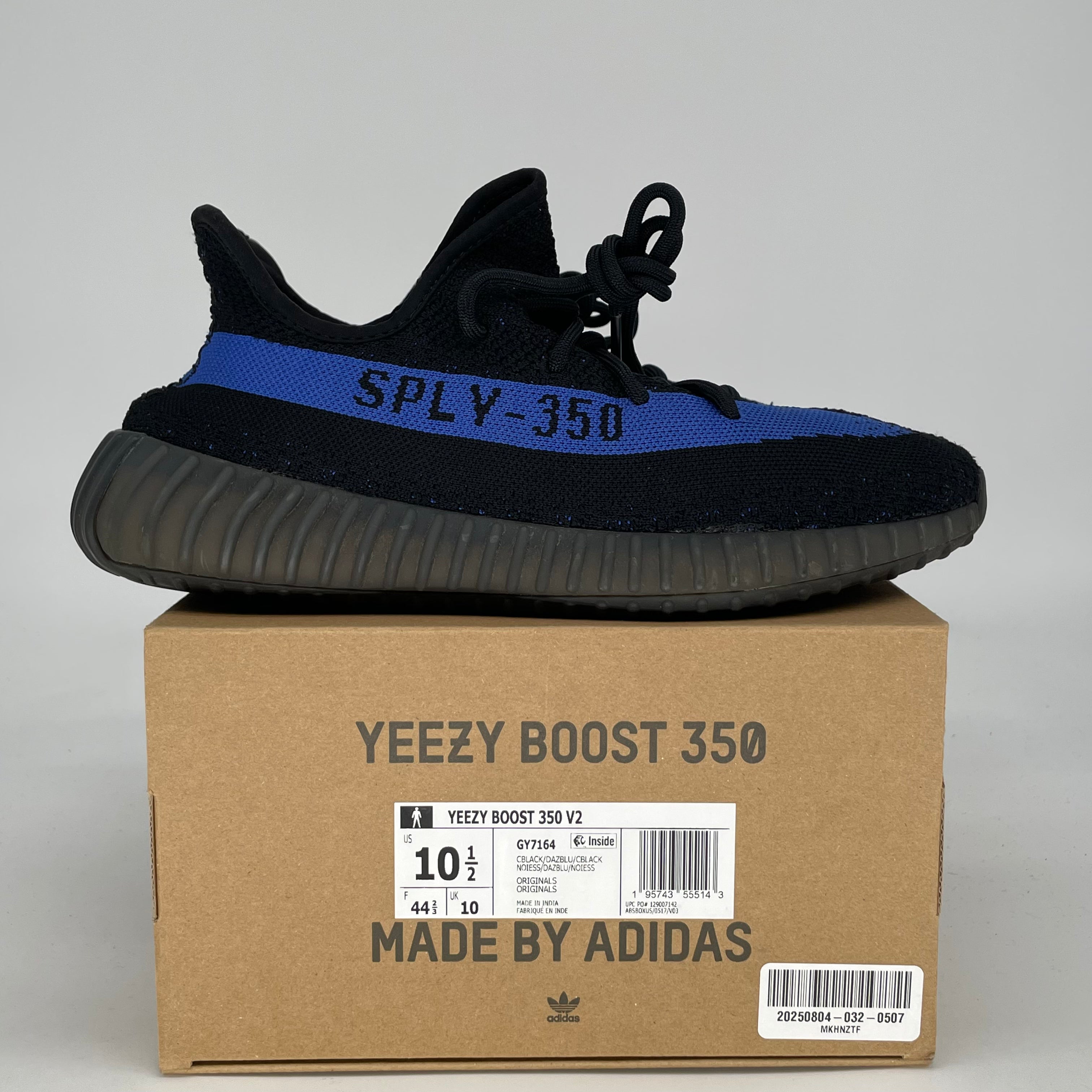 ADIDAS YEEZY 350 V2 DAZZLING BLUE GY7164 SIZE 10.5/12W