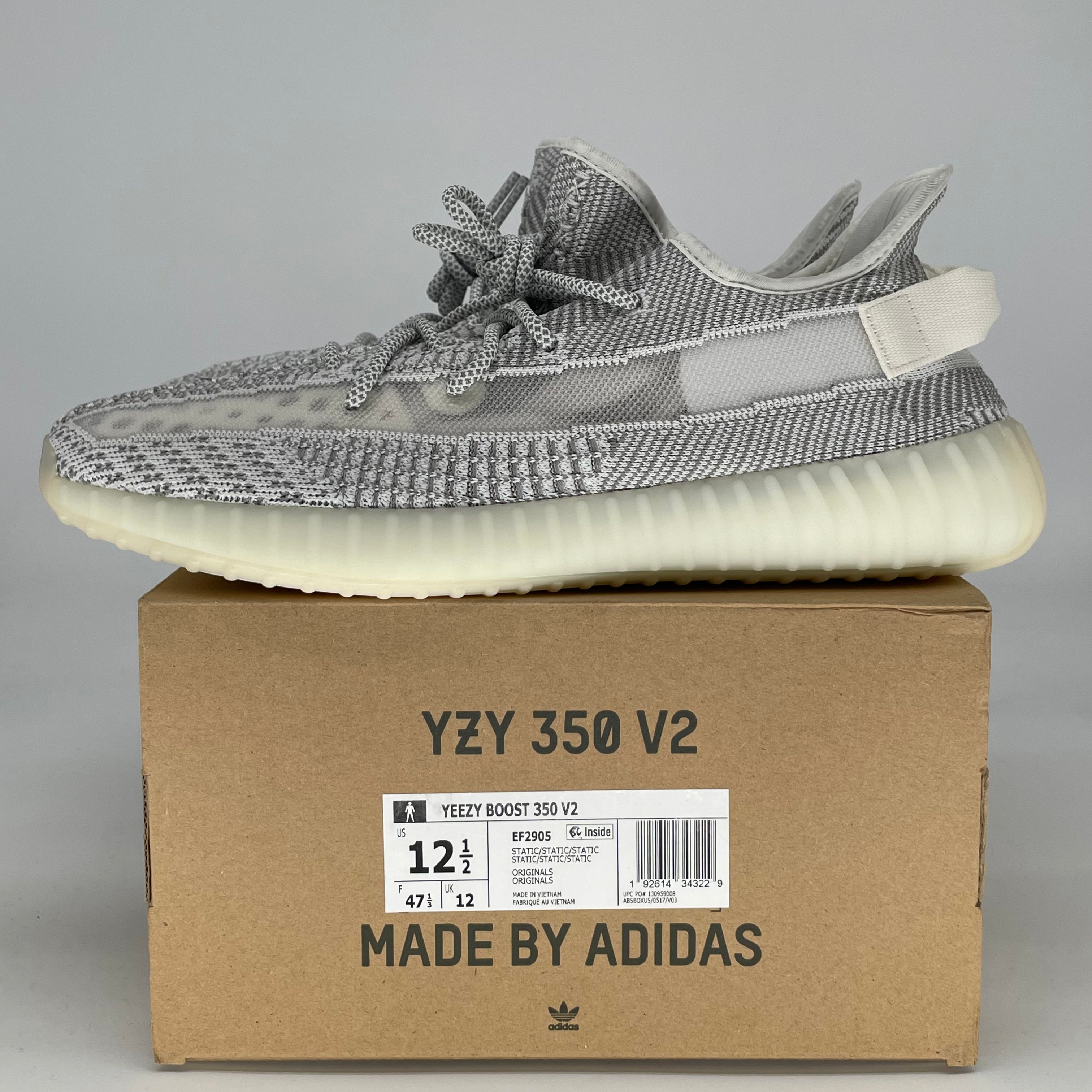 ADIDAS YEEZY 350 V2 STATIC (NON-REFLECTIVE) EF2905 SIZE 12.5/14W