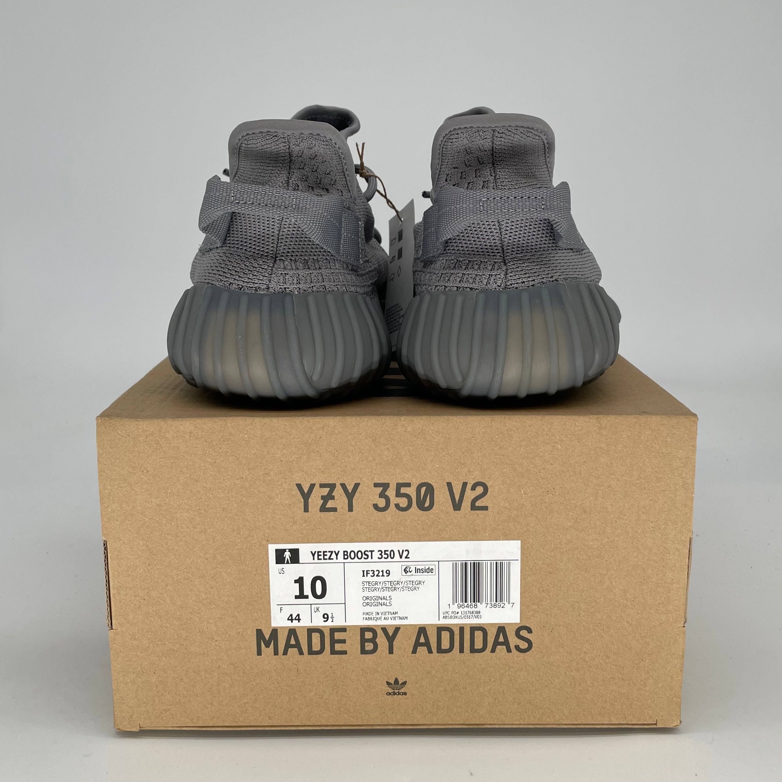 ADIDAS YEEZY 350 V2 STEEL GREY IF3219 SIZE 10/11.5W