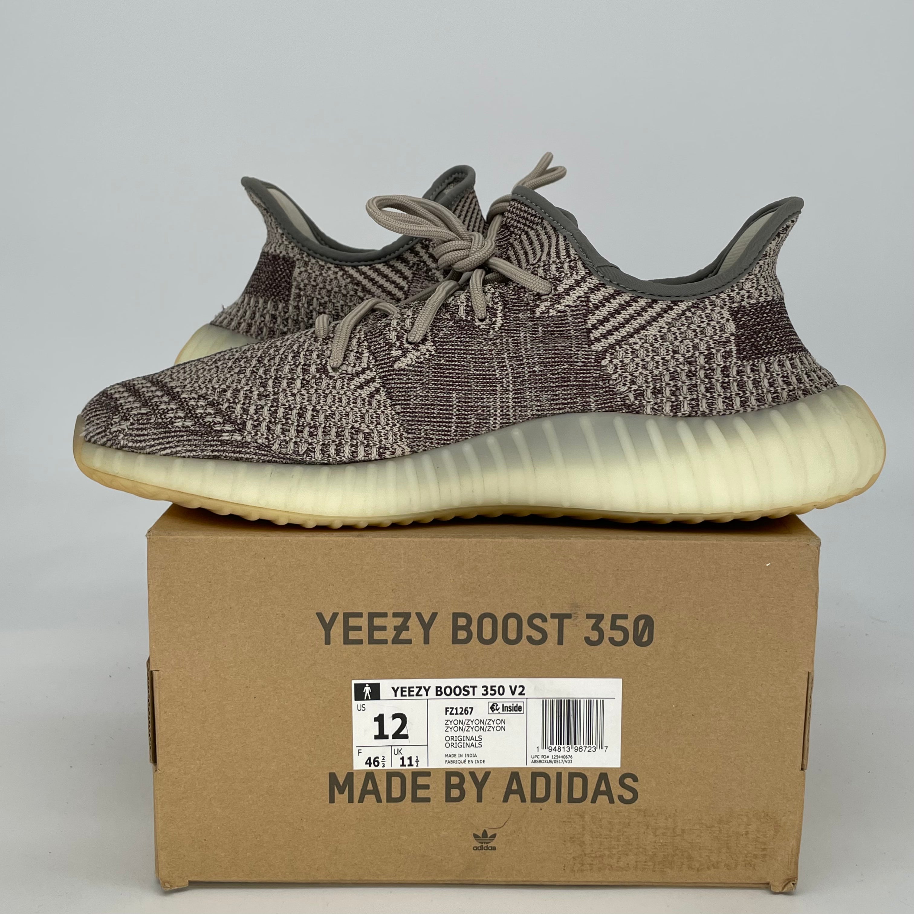 ADIDAS YEEZY 350 V2 ZYON FZ1267 SIZE 12/13.5W