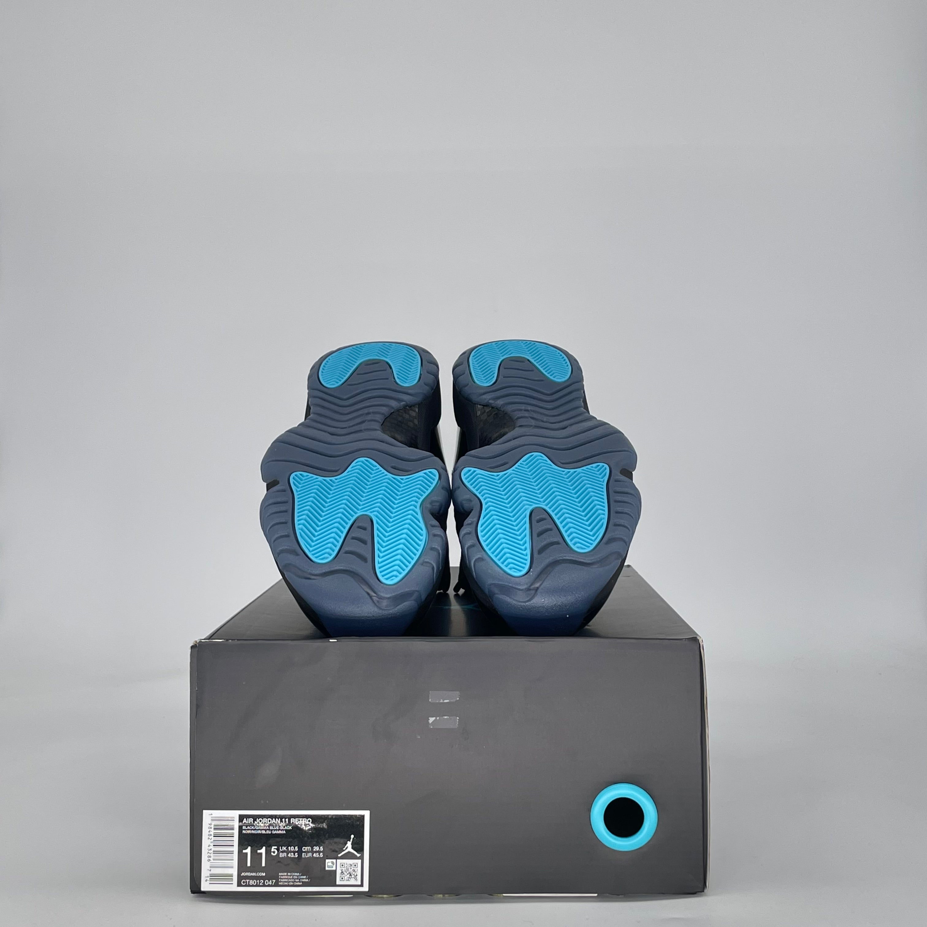 AIR JORDAN 11 GAMMA BLUE CT8012-047 SIZE 11.5/13W