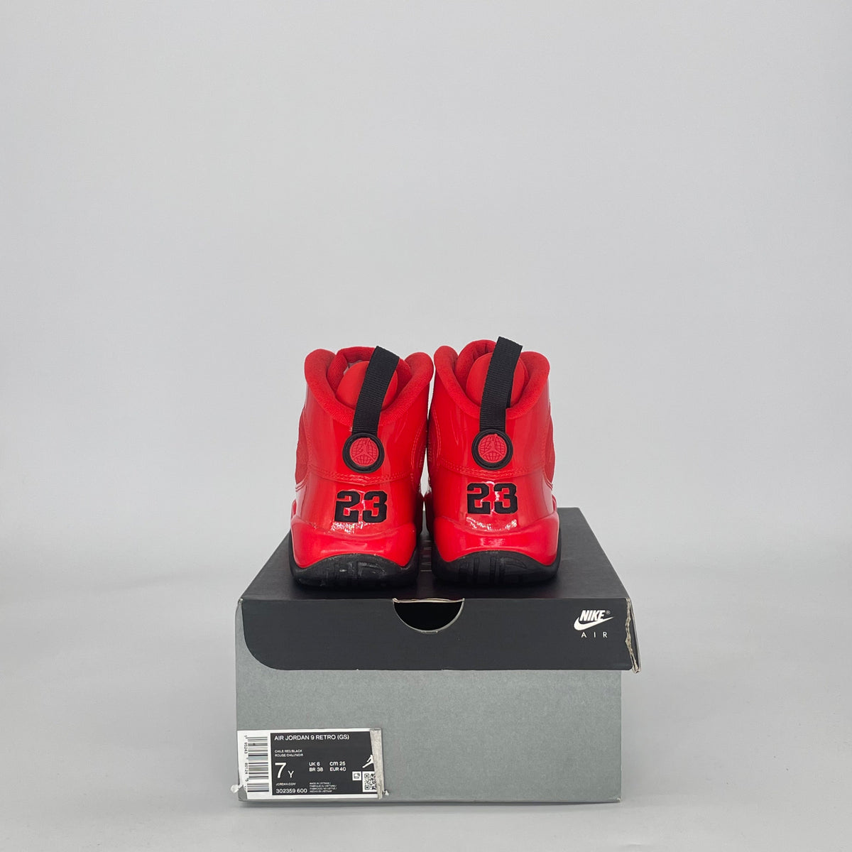 Jordan 9 Retro Chile Red (GS)