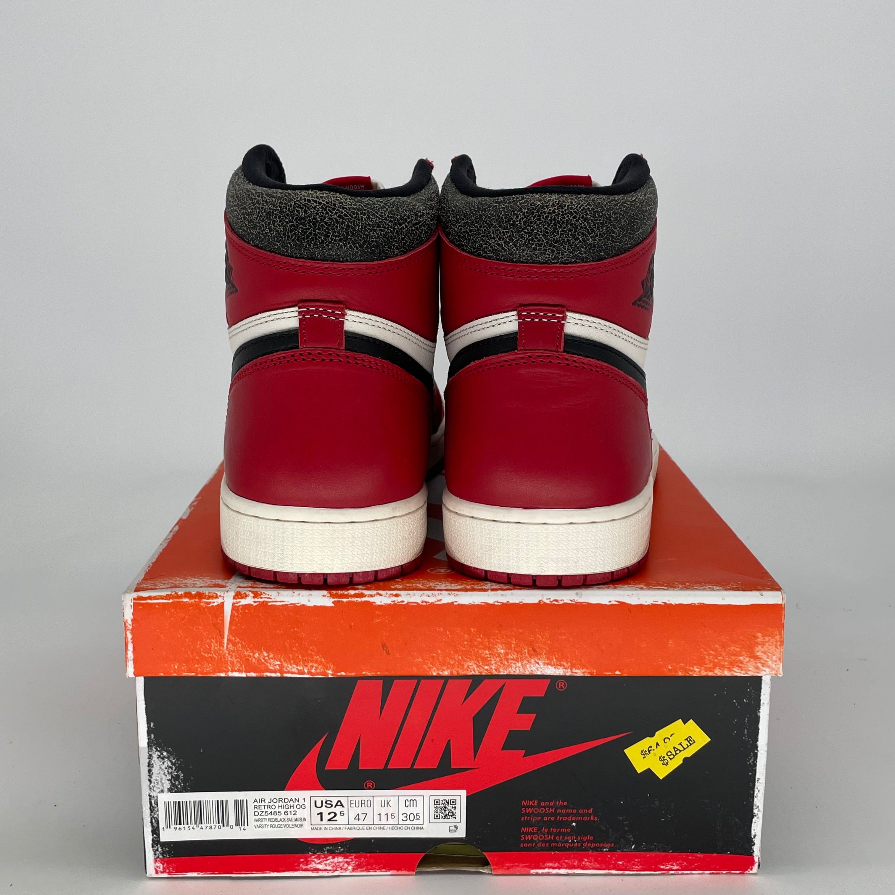 AIR JORDAN 1 CHICAGO LOST AND FOUND DZ5485-612 SIZE 12.5/14W