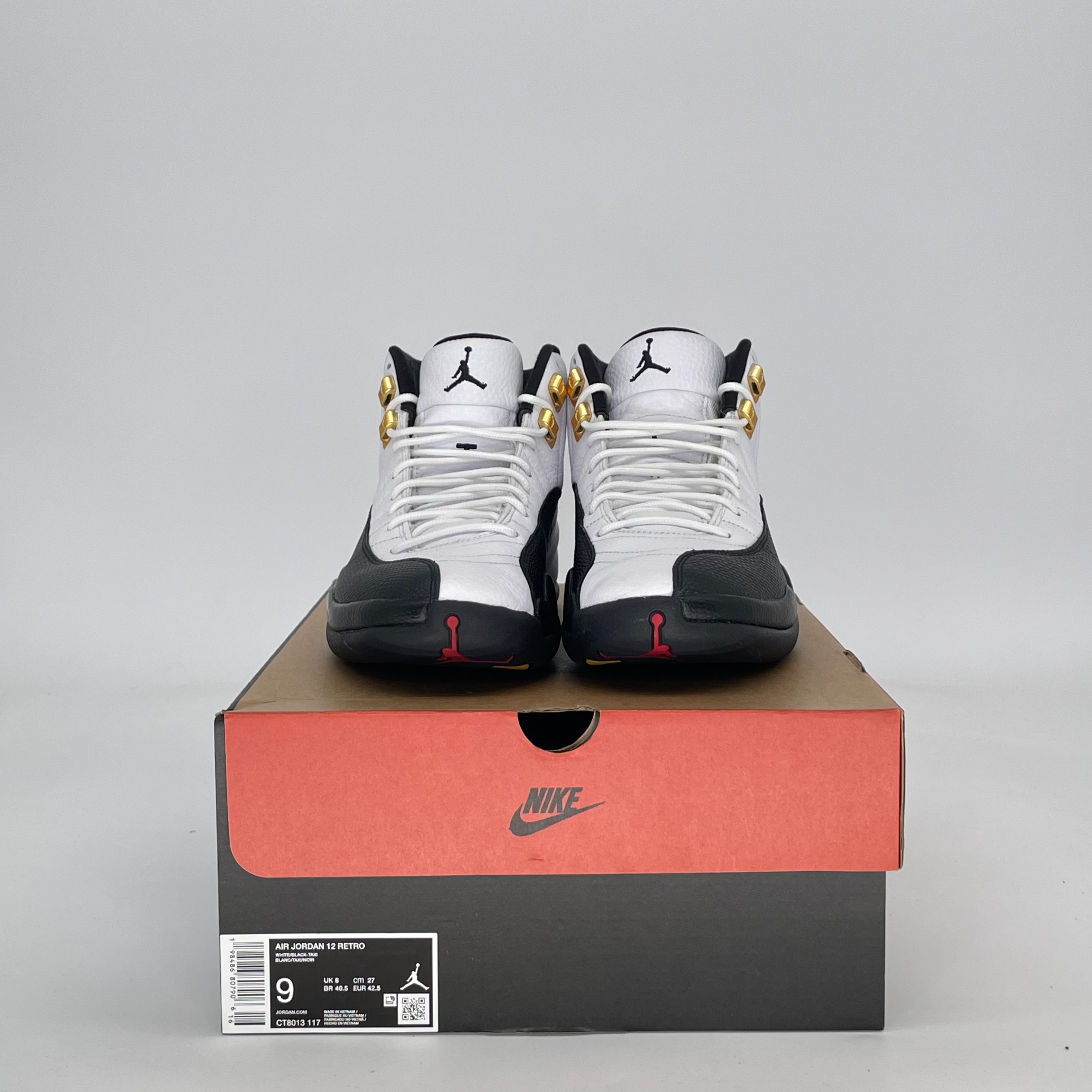 AIR JORDAN 12 TAXI (2025) CT8013-117 SIZE 9/10.5W