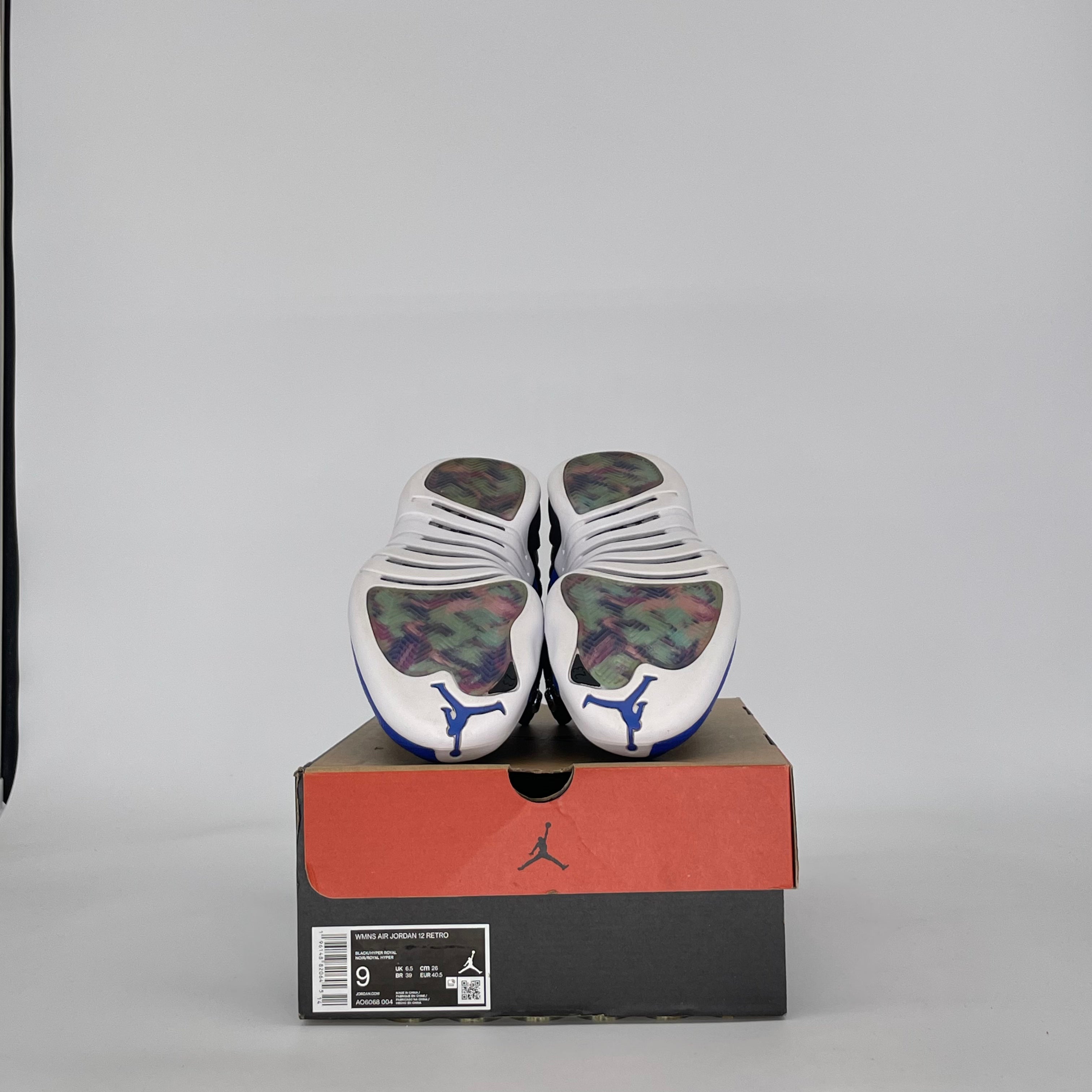 AIR JORDAN 12 HYPER ROYAL AO6068-004 SIZE 7.5/9W MENS