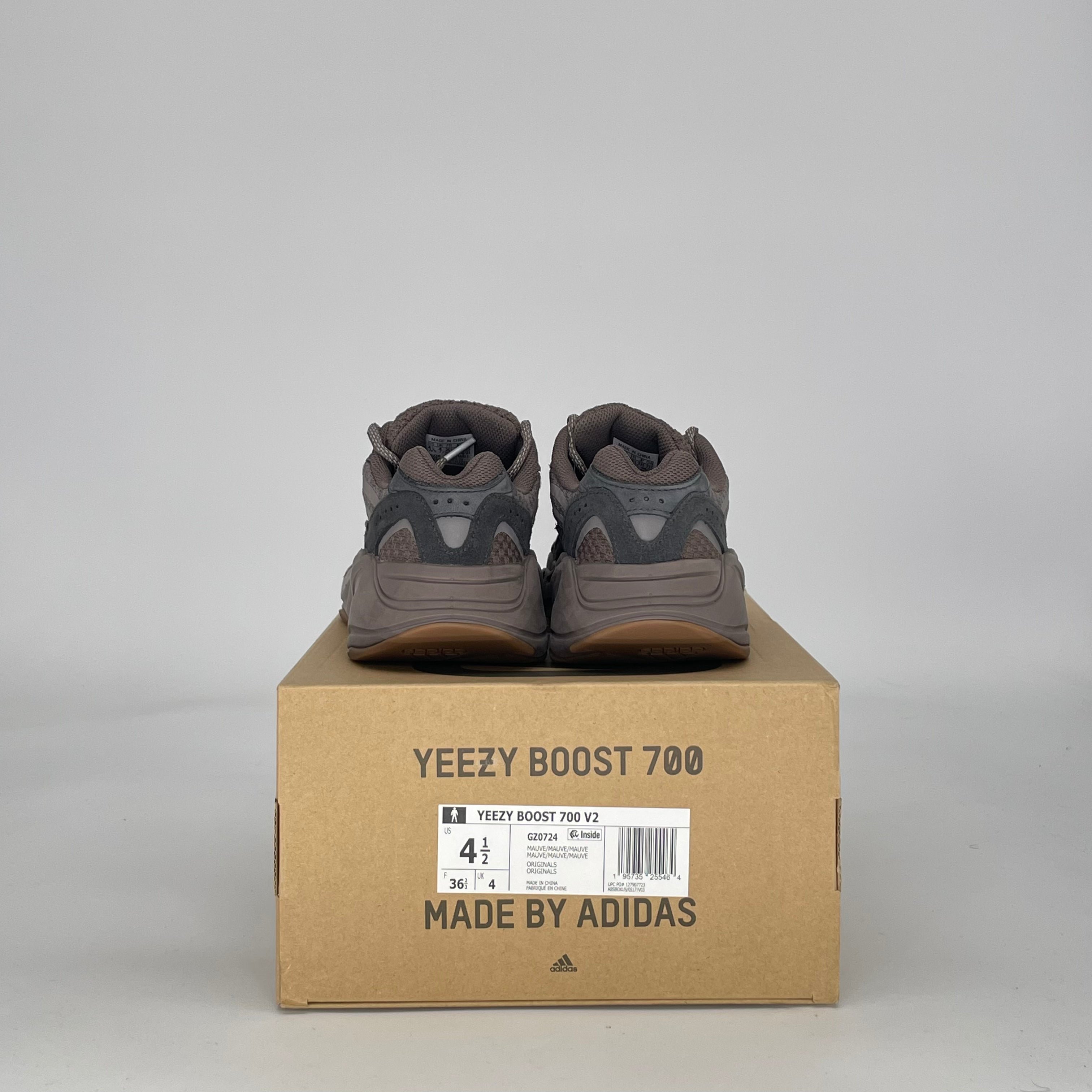ADIDAS YEEZY BOOST 700 V2 MAUVE GZ0724 SIZE 4.5/6W GS