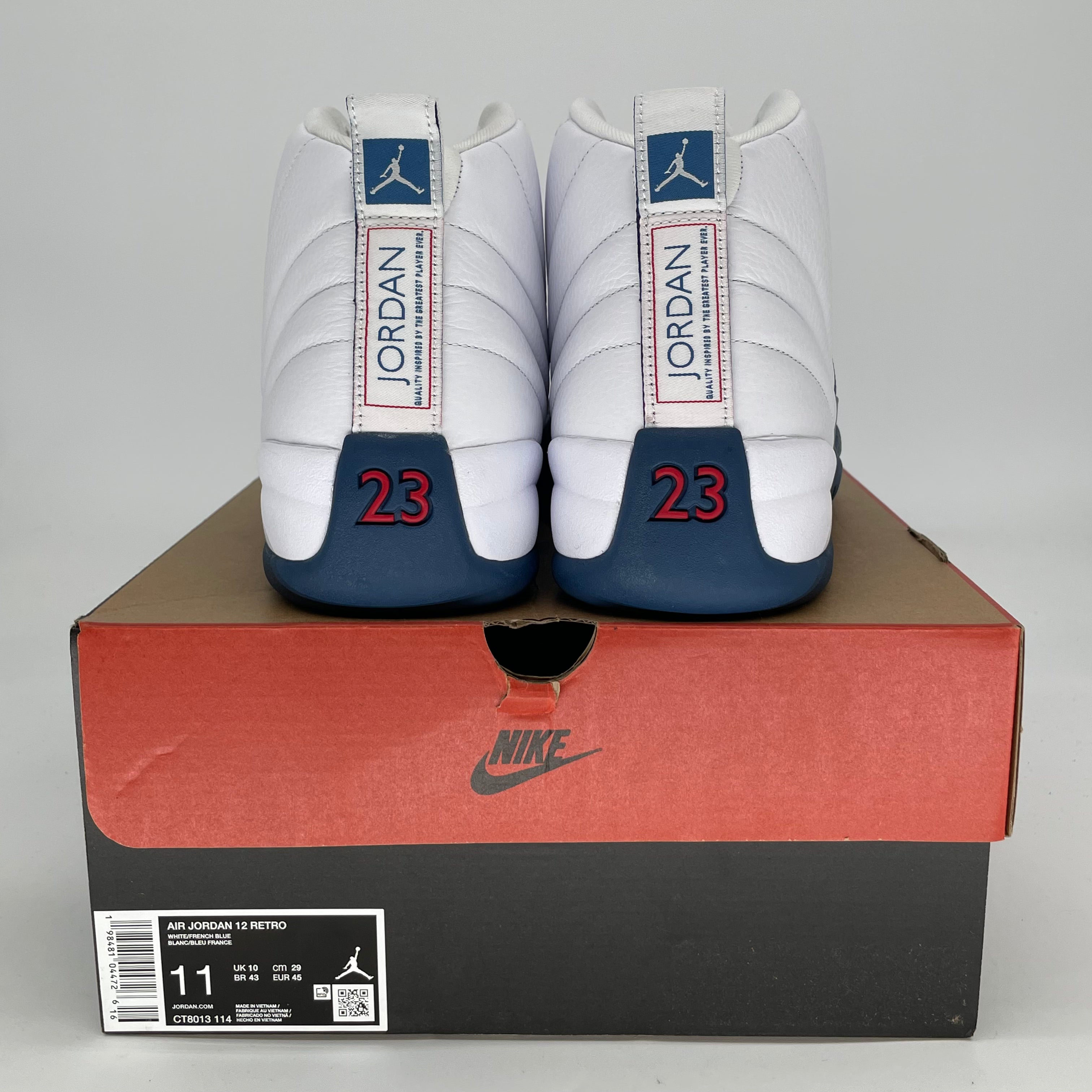 AIR JORDAN 12 FRENCH BLUE CT8013-114 SIZE 11/12.5W