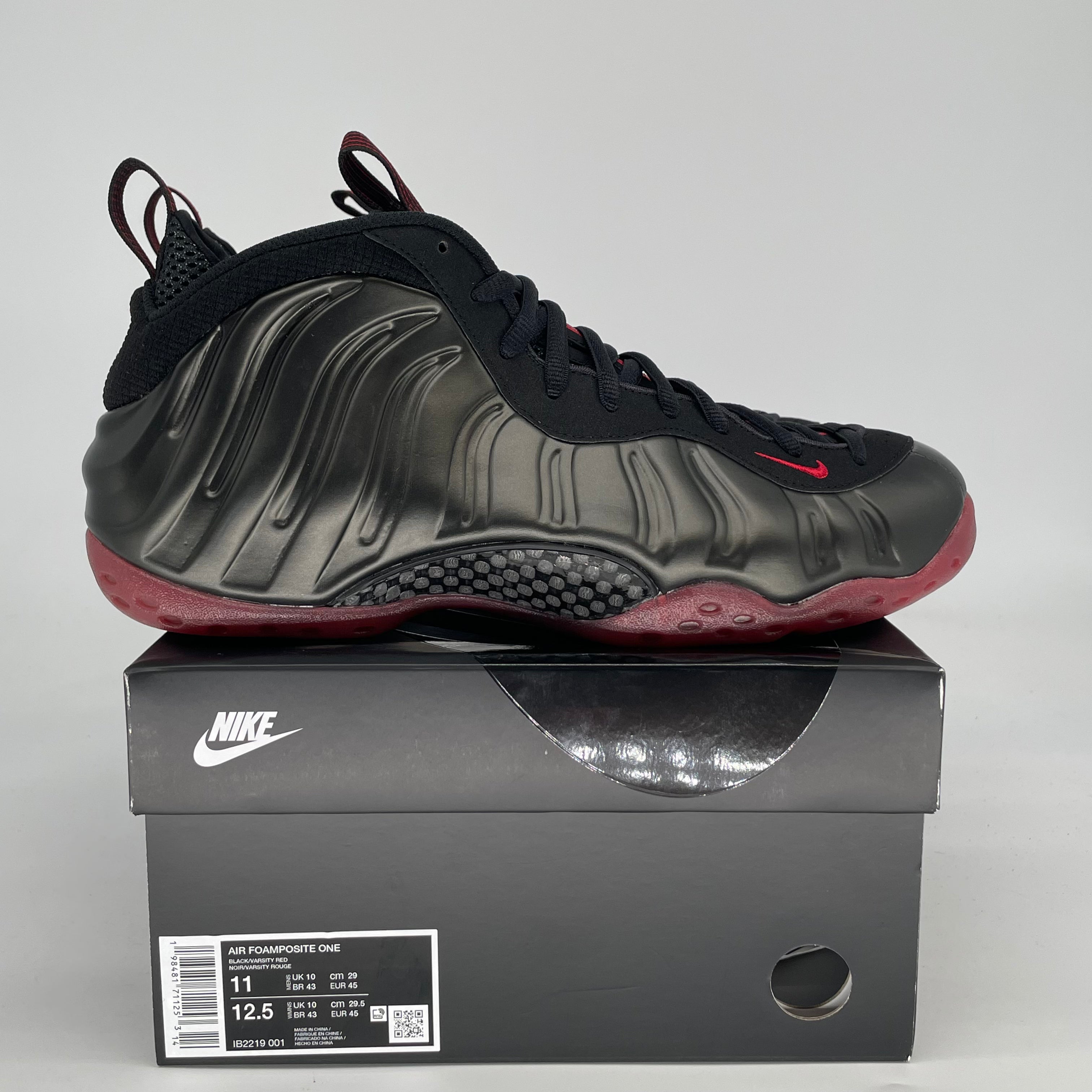 NIKE AIR FOAMPOSITE ONE COUGH DROP IB2219-001 SIZE 11/12.5W