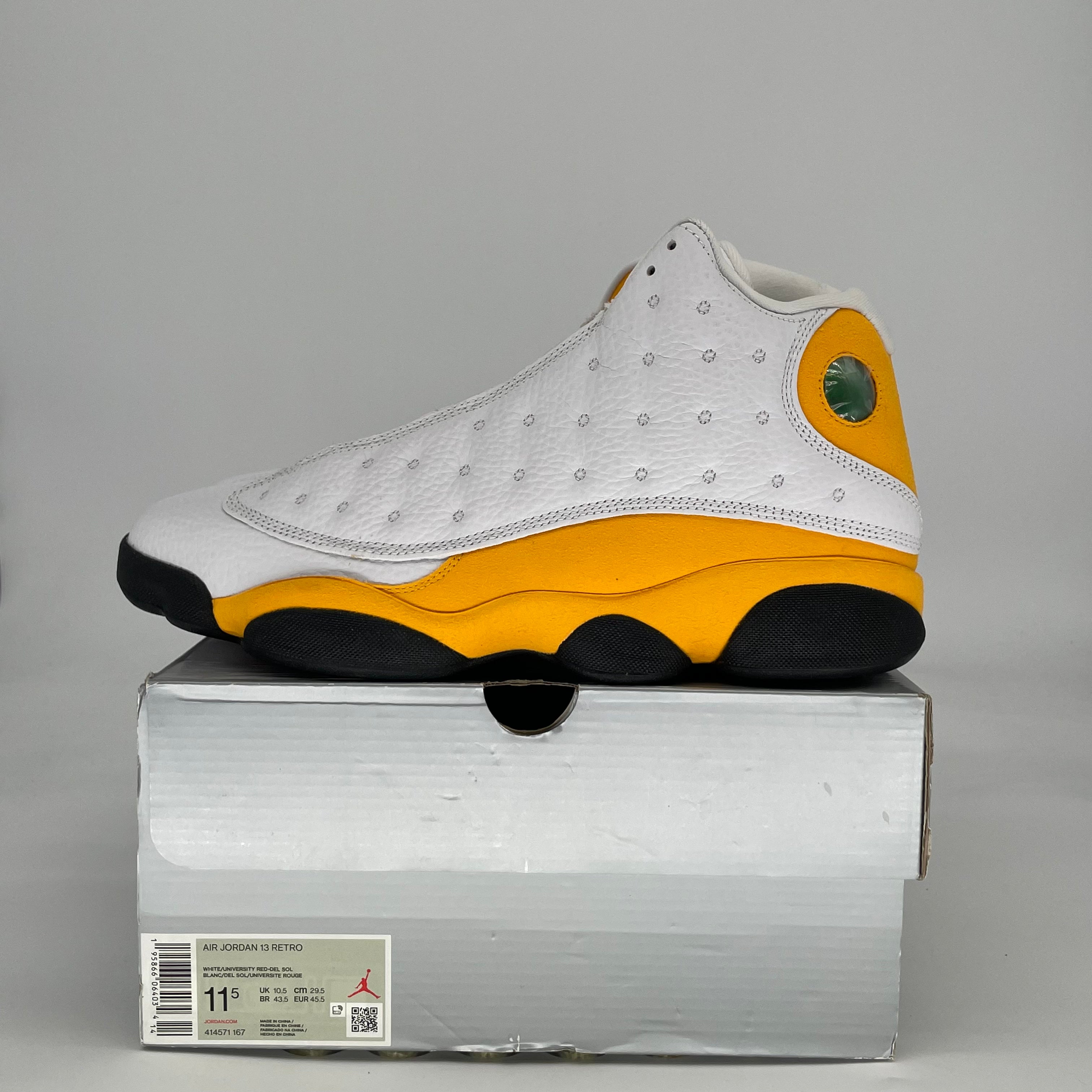 AIR JORDAN 13 DEL SOL 414571-167 SIZ 11.5/13W