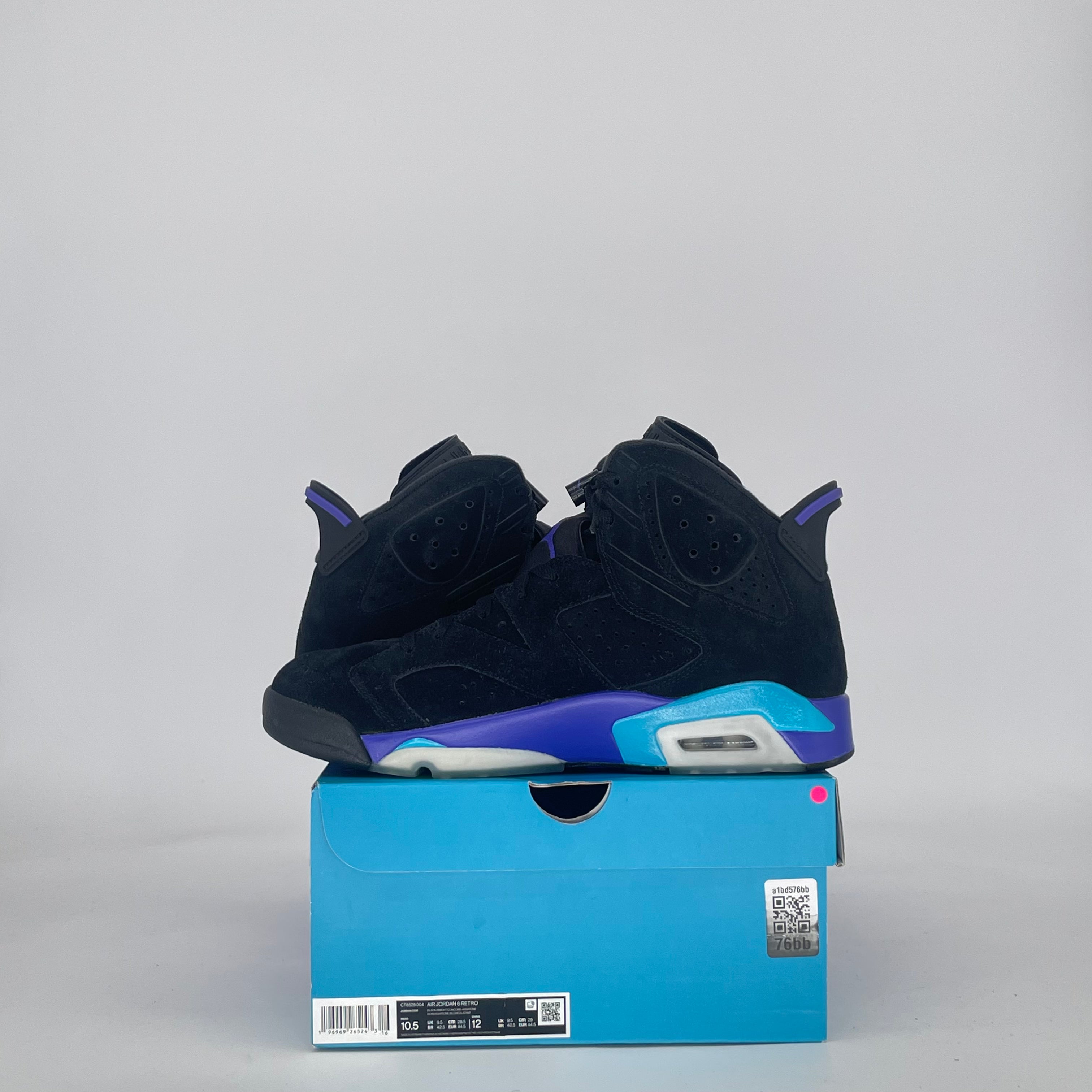 AIR JORDAN 6 AQUA CT8529-004 SIZE 10.5/12W