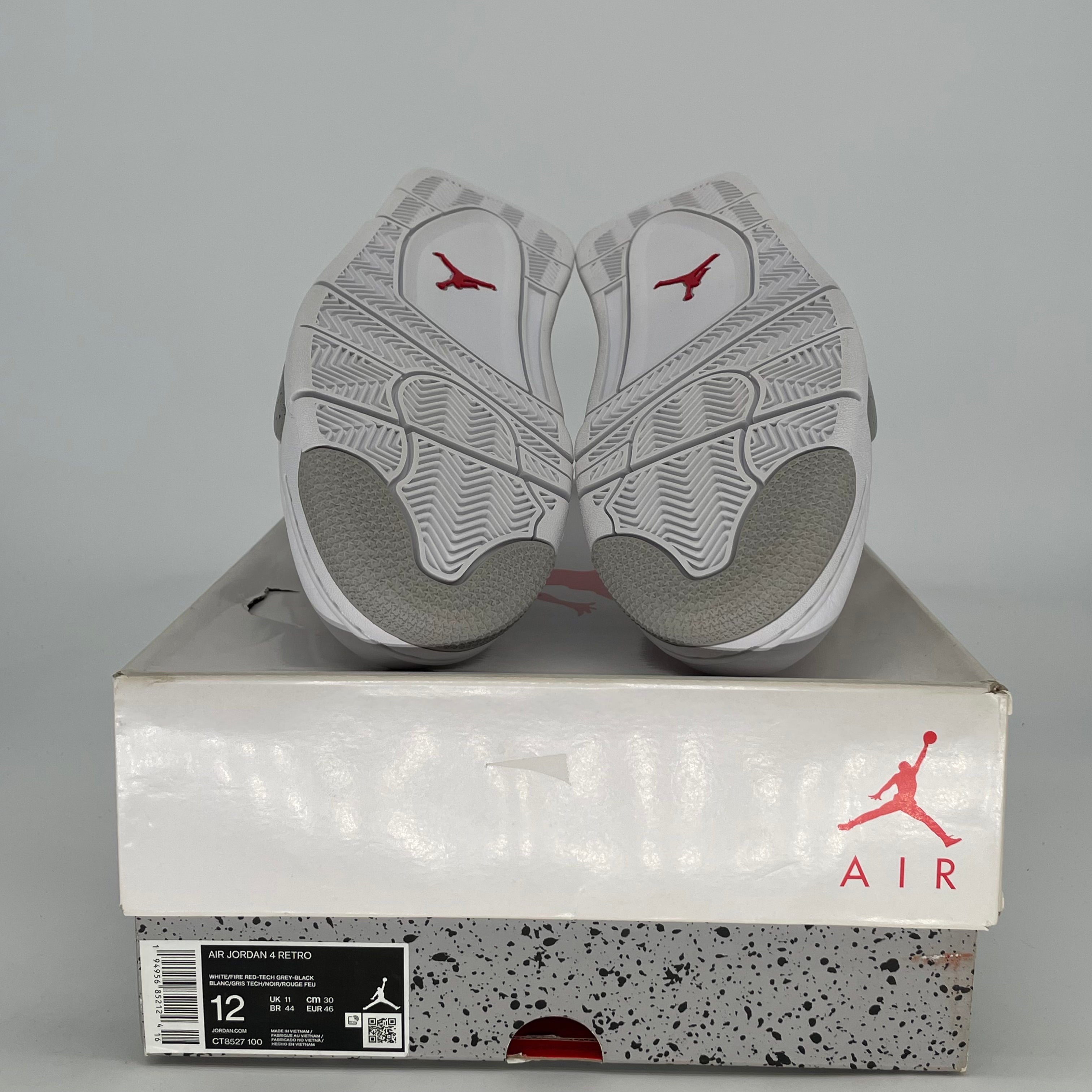 AIR JORDAN 4 WHITE OREO CT8527-100 SIZE 12/13.5W