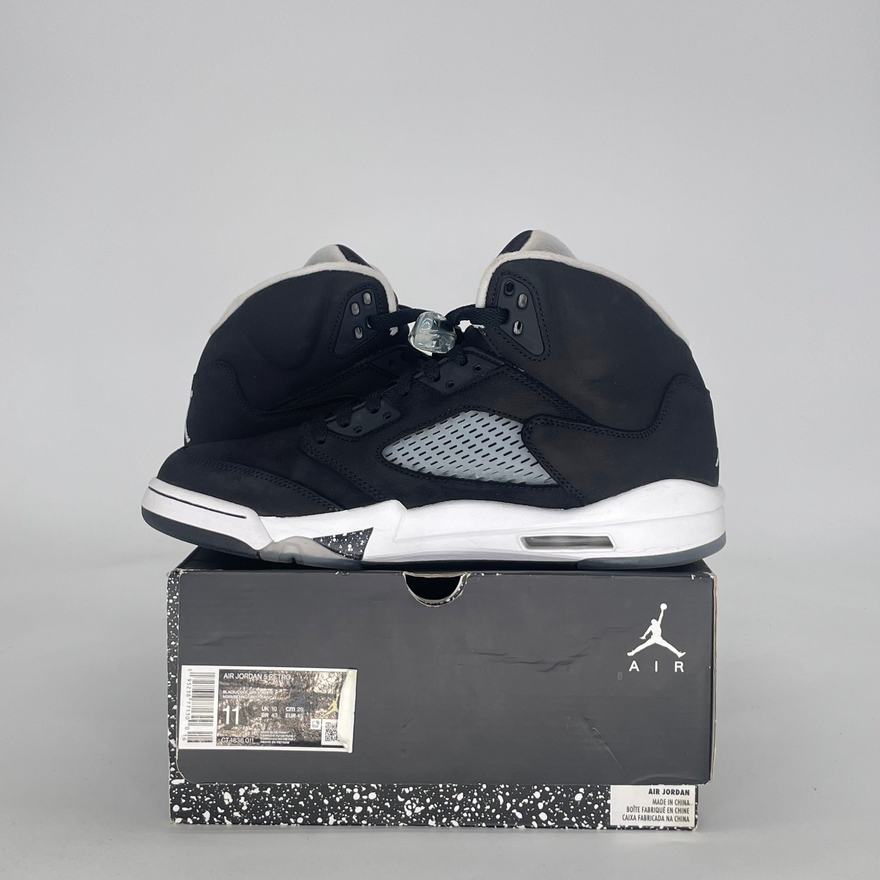 AIR JORDAN 5 MOONLIGHT CT4838-011 SIZE 11/12.5W