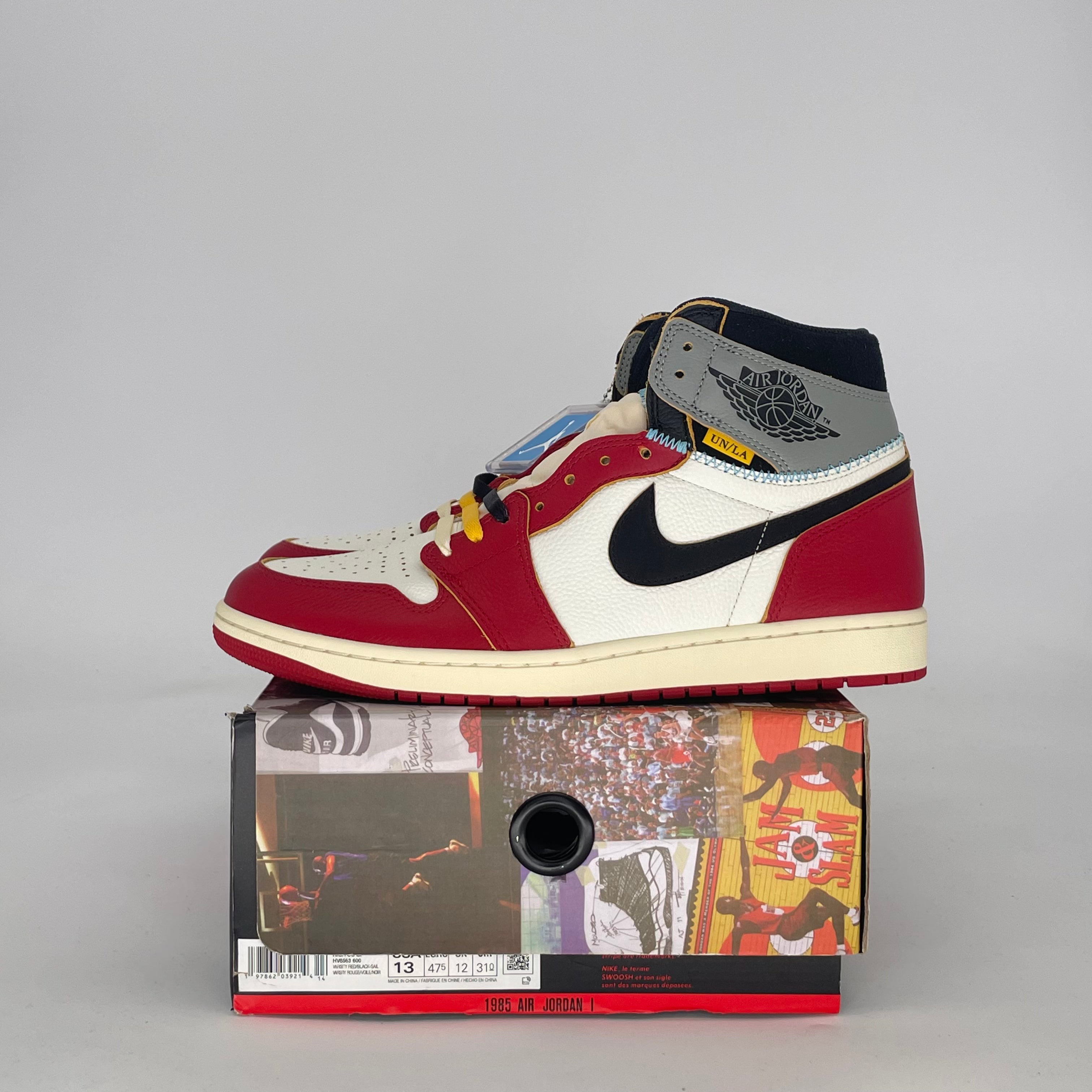AIR JORDAN 1 HIGH UNION LA CHICAGO SHADOW HV8563-600 SIZE 13/14.5W