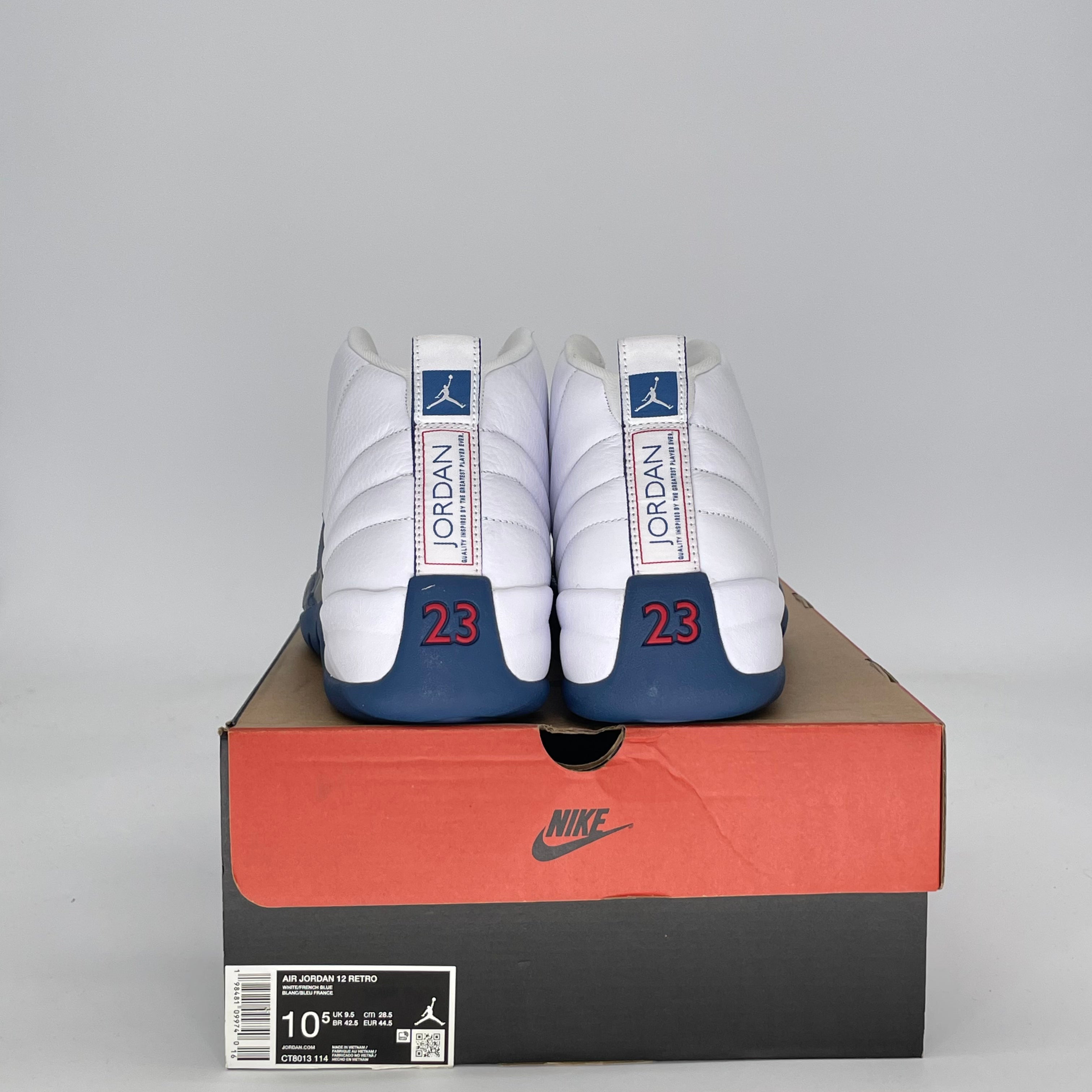 AIR JORDAN 12 FRENCH BLUE CT8013-114 SIZE 10.5/12W
