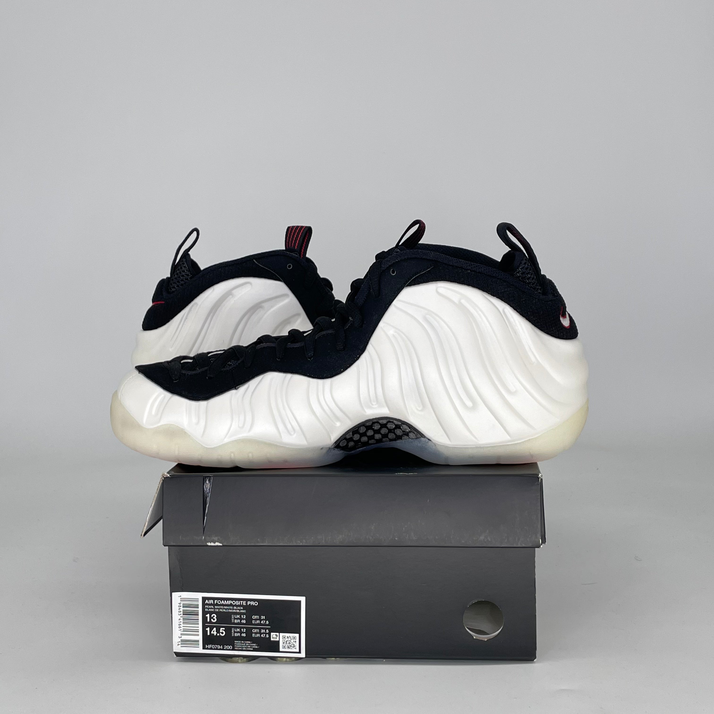 NIKE AIR FOAMPOSITE PRO PEARL HF0794-200 SIZE 13/14.5W