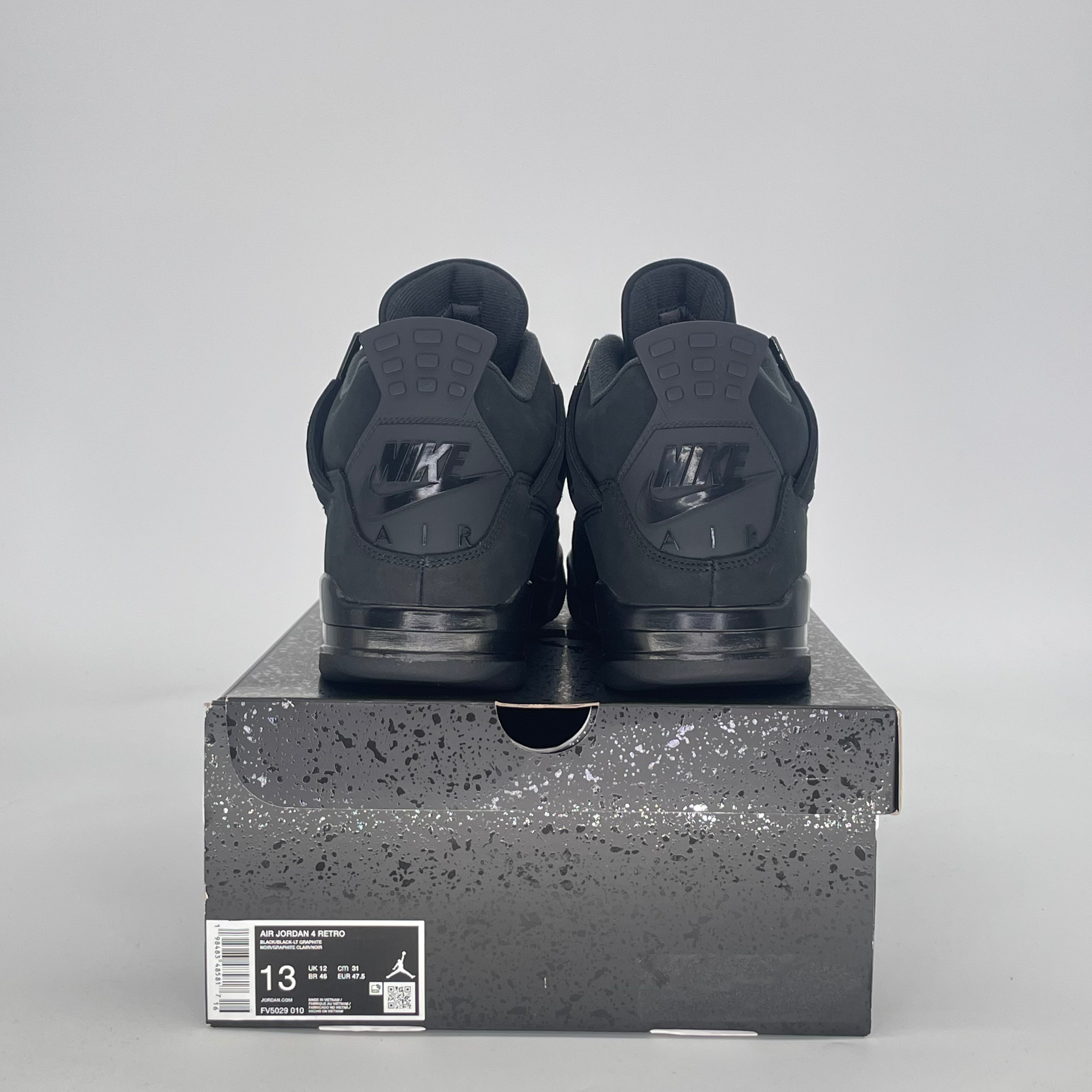 AIR JORDAN 4 BLACK CAT FV5029-010 SIZE 13/14.5W